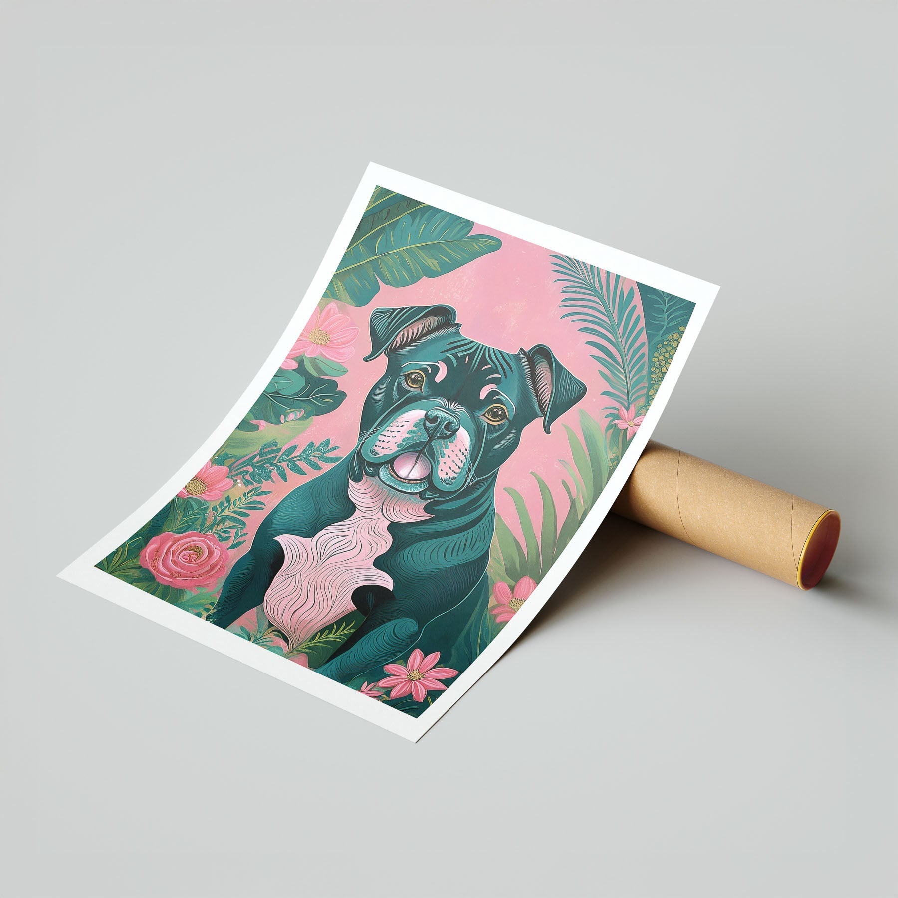 Bulldog Flowery Dog image 7