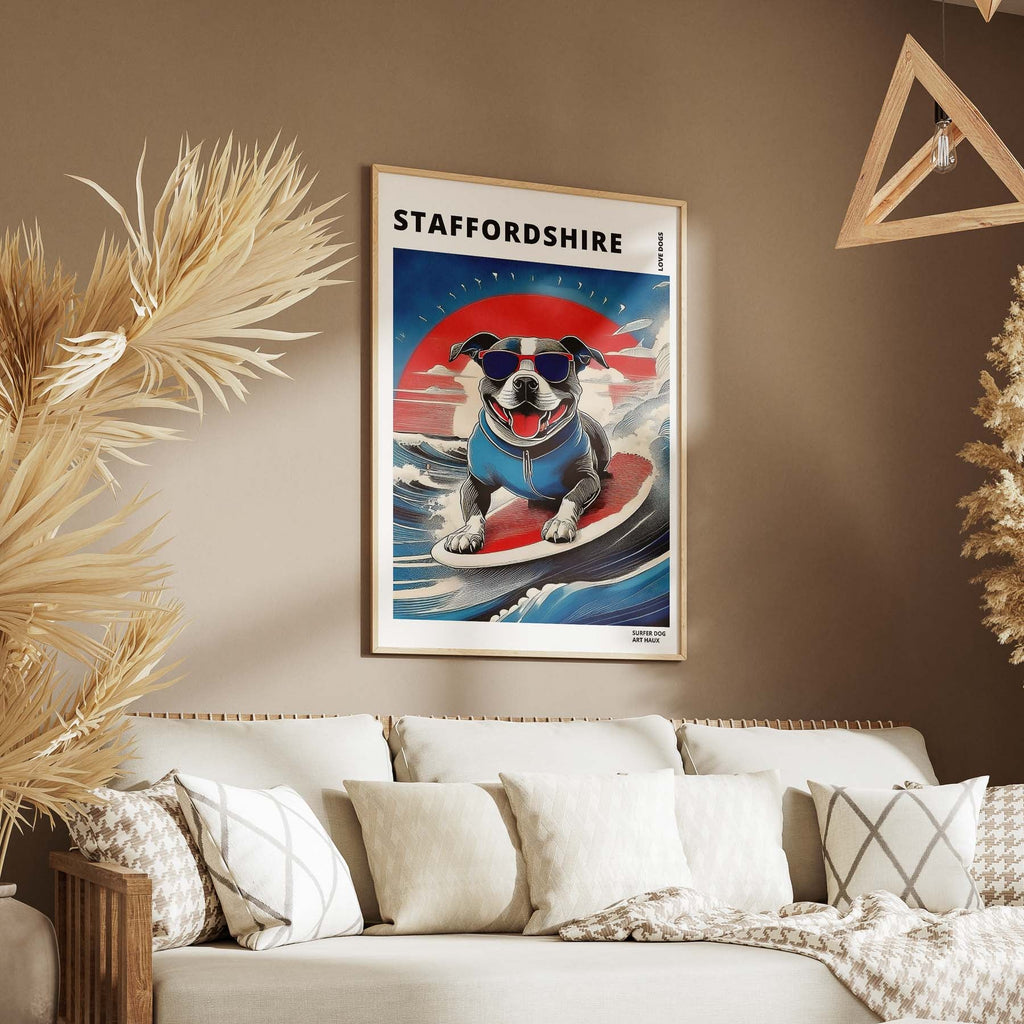 Staffordshire Hokosai Surfer Dogs 2 image 5