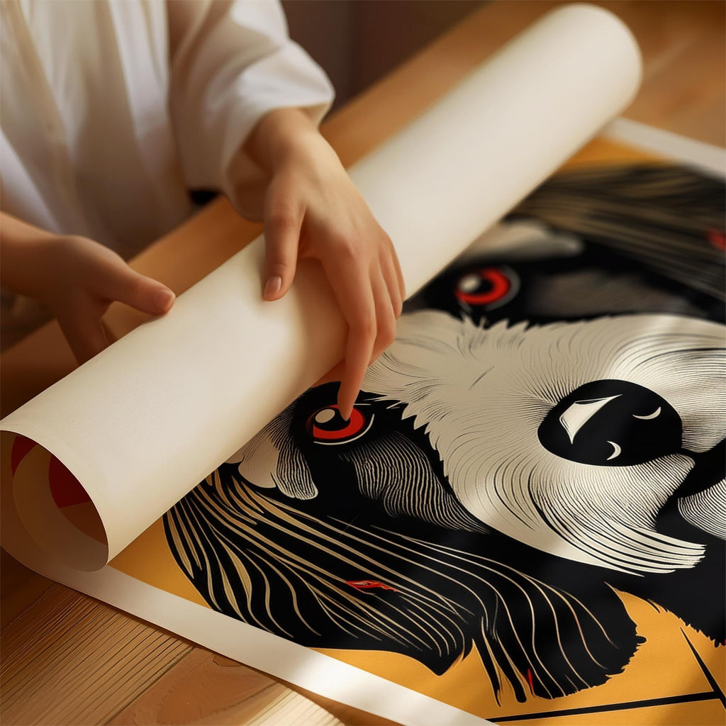 Groodle Geometric Orange Series image 1