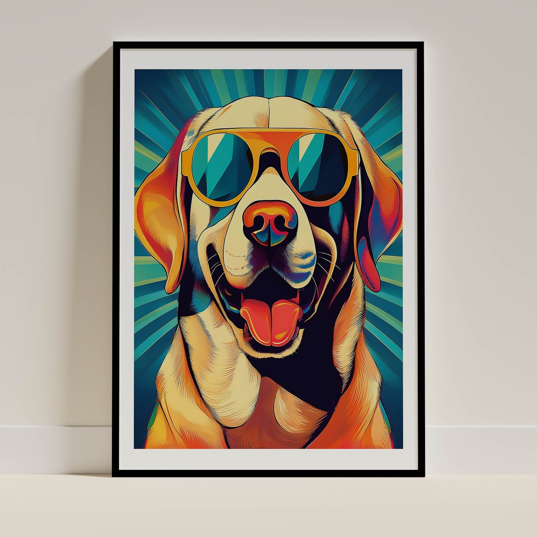 Labrador Retriever Dog Art Print Unframed Vol 2 | 11 Unique Designs | Wall Art Gift for Dog Lovers - Image 9 | Dogsy & Co