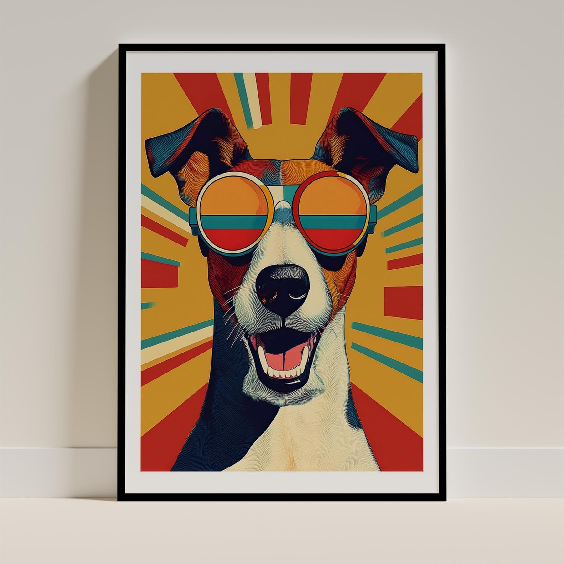 Fox Terrier In Colourful Sunnies 2 image 11