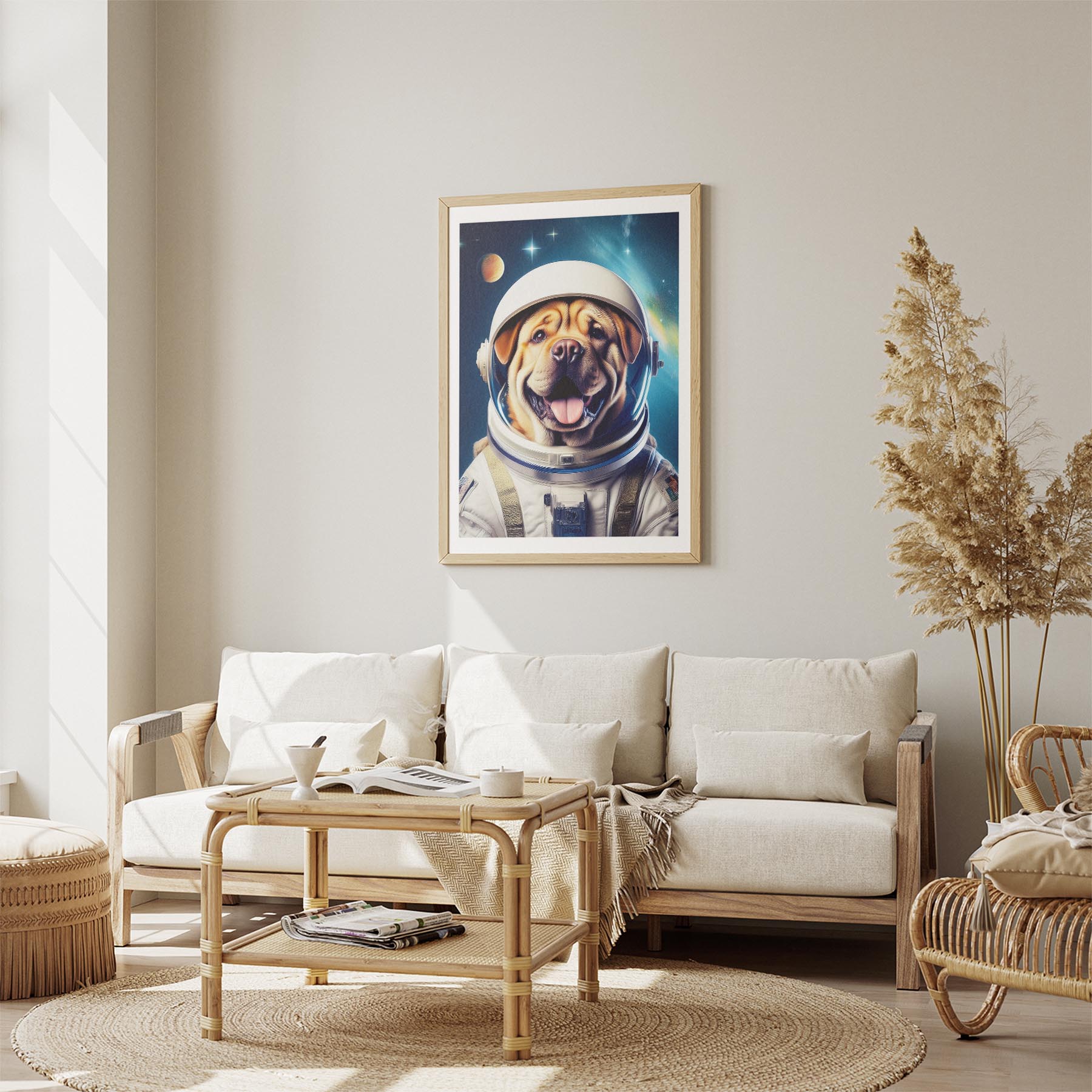 Shar Pei Astronaut Dog Series image 2