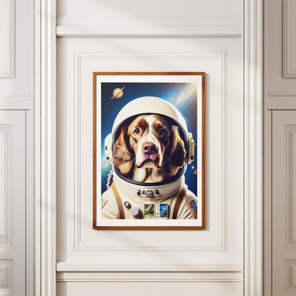 English Springer Spaniel Astronaut Dog Series image 3