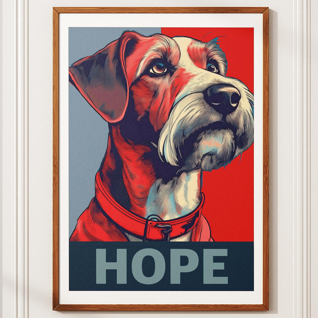 Irish Terrier HOPE Series Inspired by the Obama Poster image 10