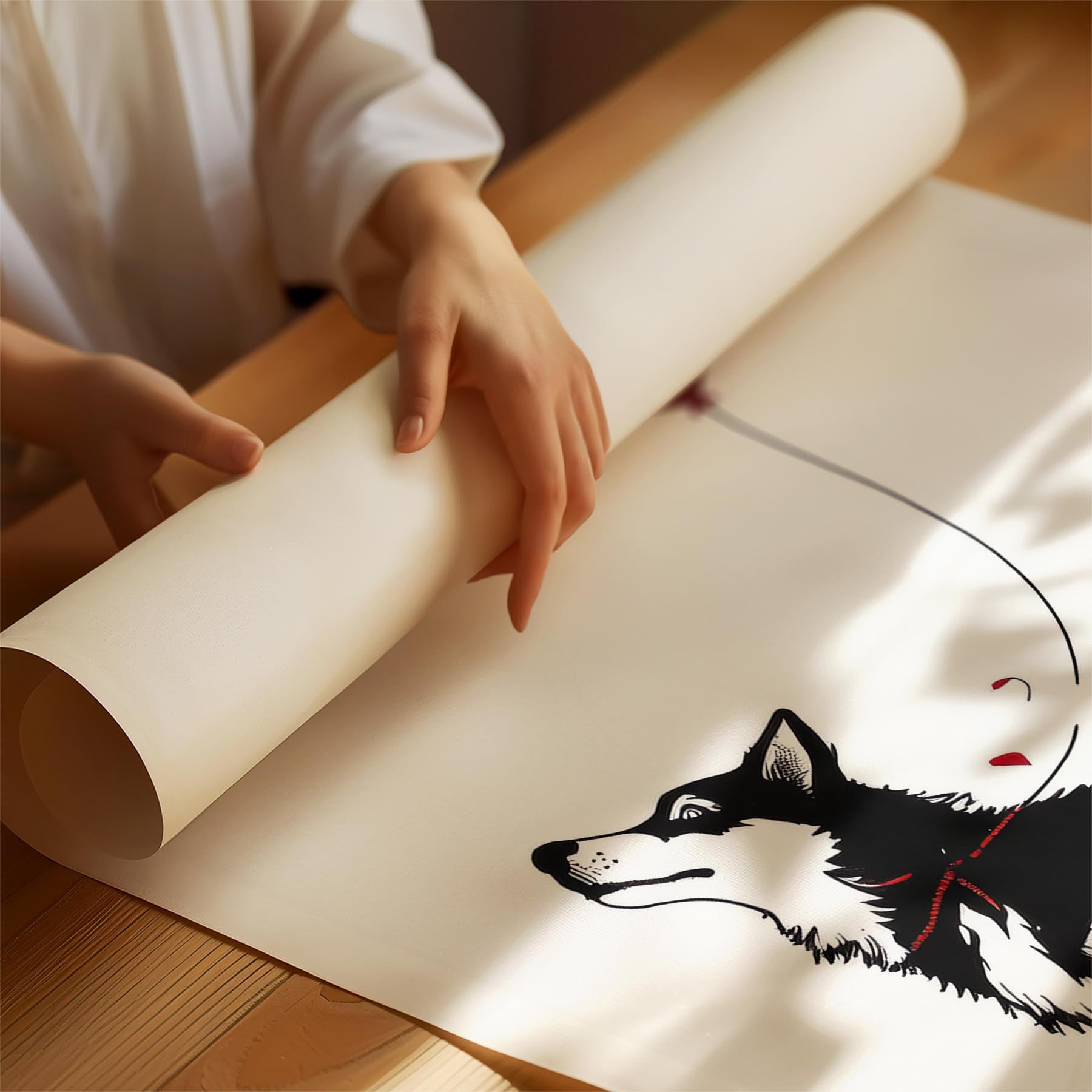 Siberian Husky DOGSY Series inspired by the Art of Banksy image 1