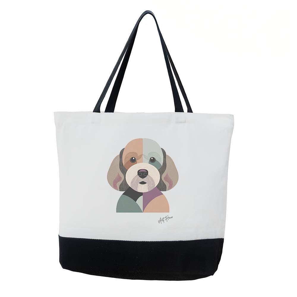 Cavoodle Vintage Chic Graphic Bag image 0