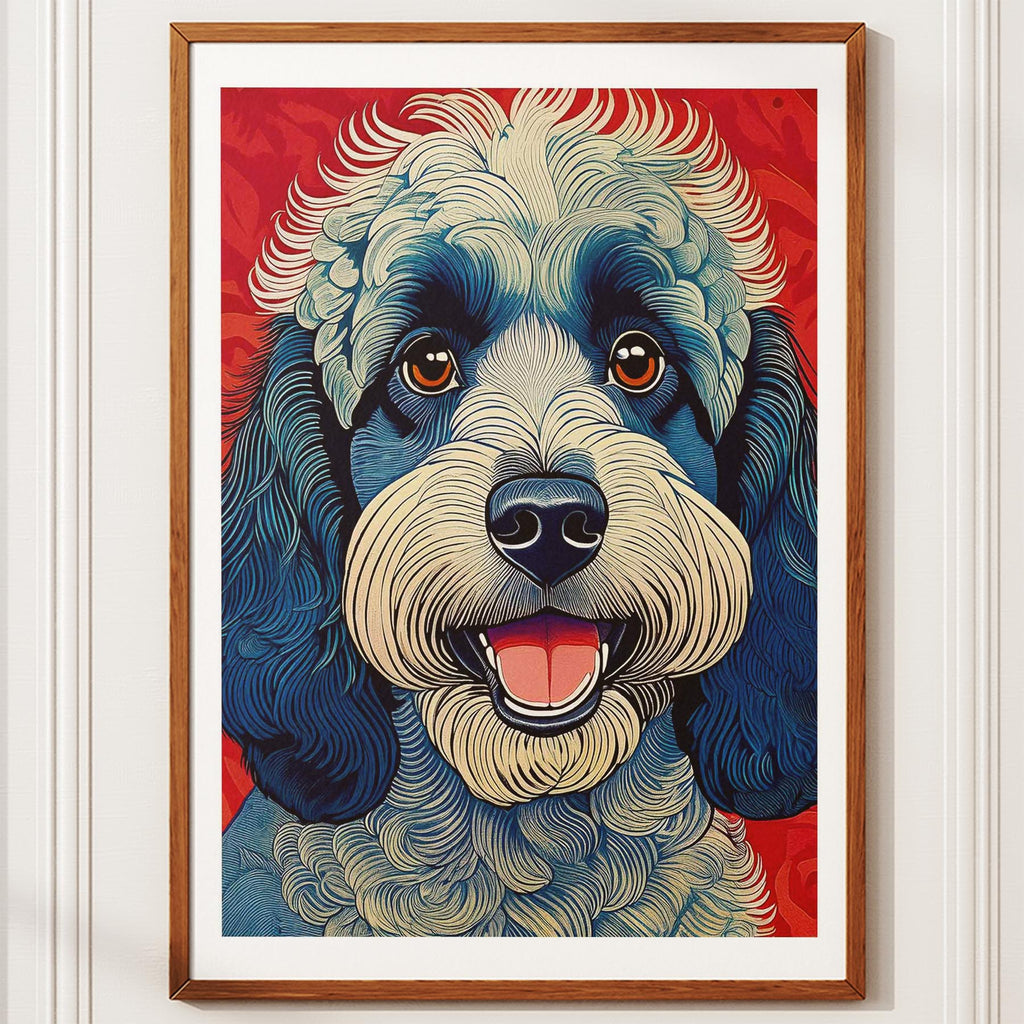 Cavoodle Hokusai Japanese Inspired Dog Series 2 image 10