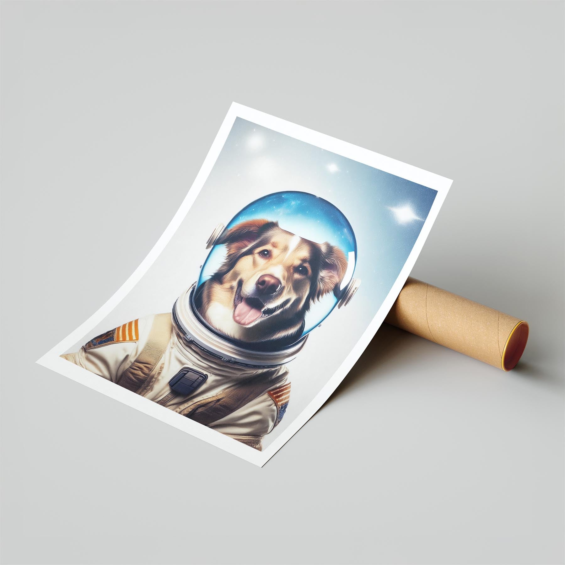 Border Collie Astronaut Dog Series image 6