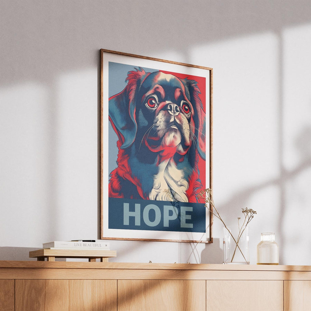 Pekingese HOPE Series Inspired by the Obama Poster image 5
