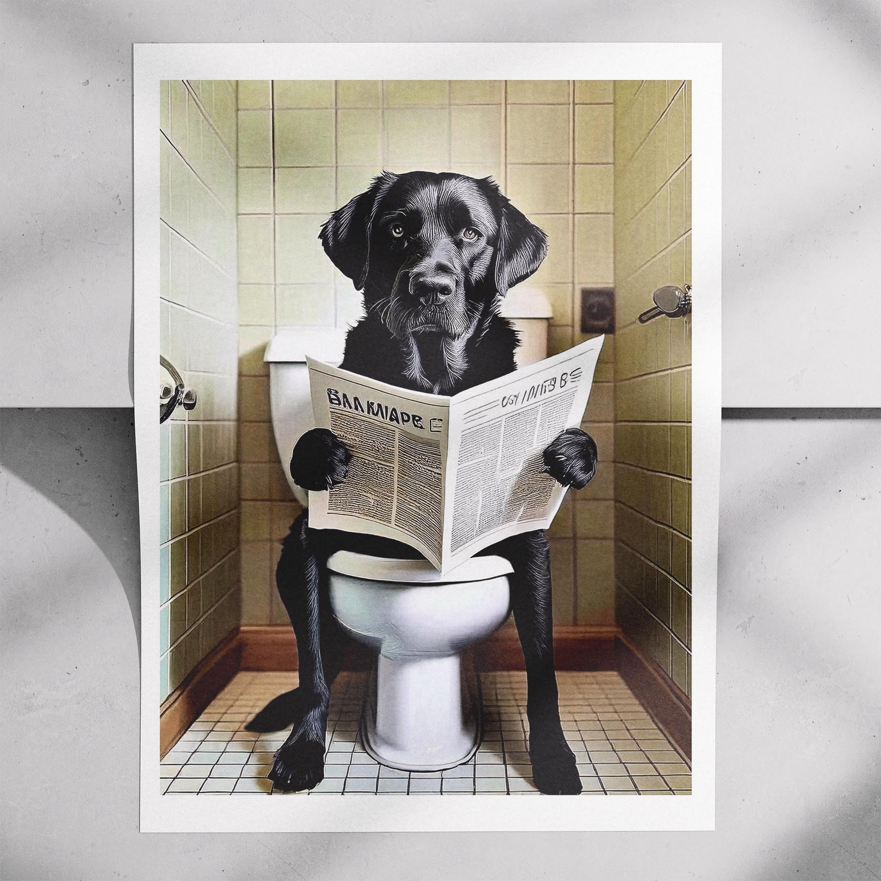Labrador Retriever Toilet Humour Dog Series 2 image 7