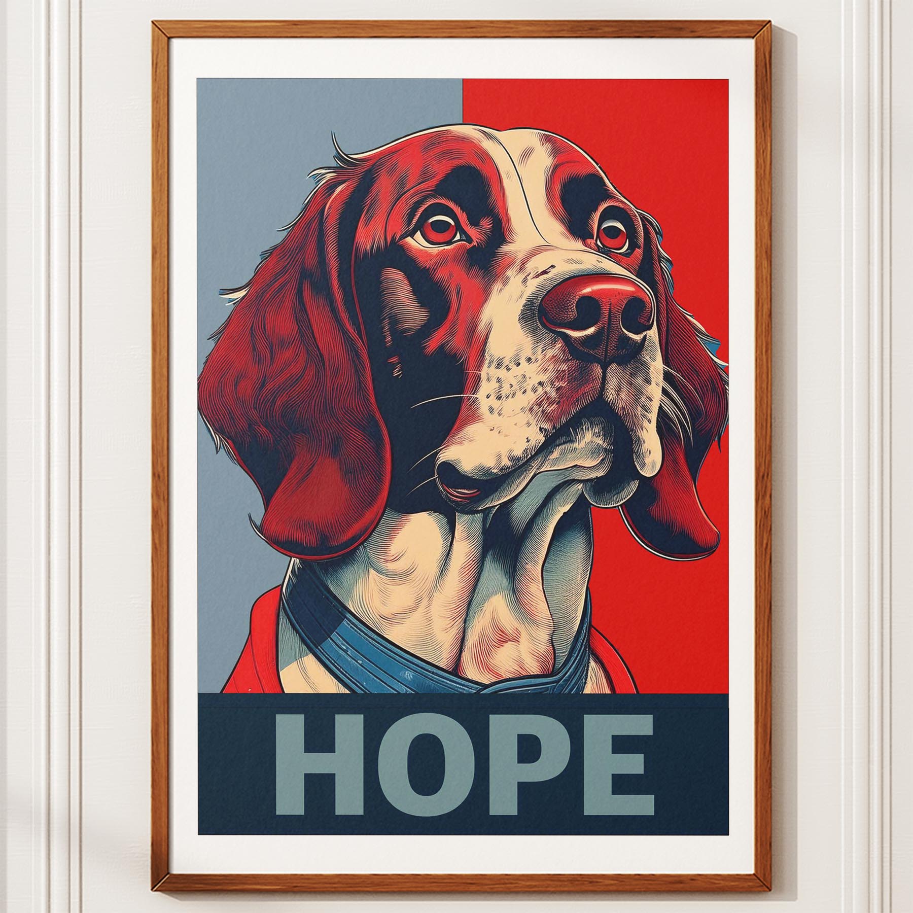 English Springer Spaniel HOPE Series Inspired by the Obama Poster image 10