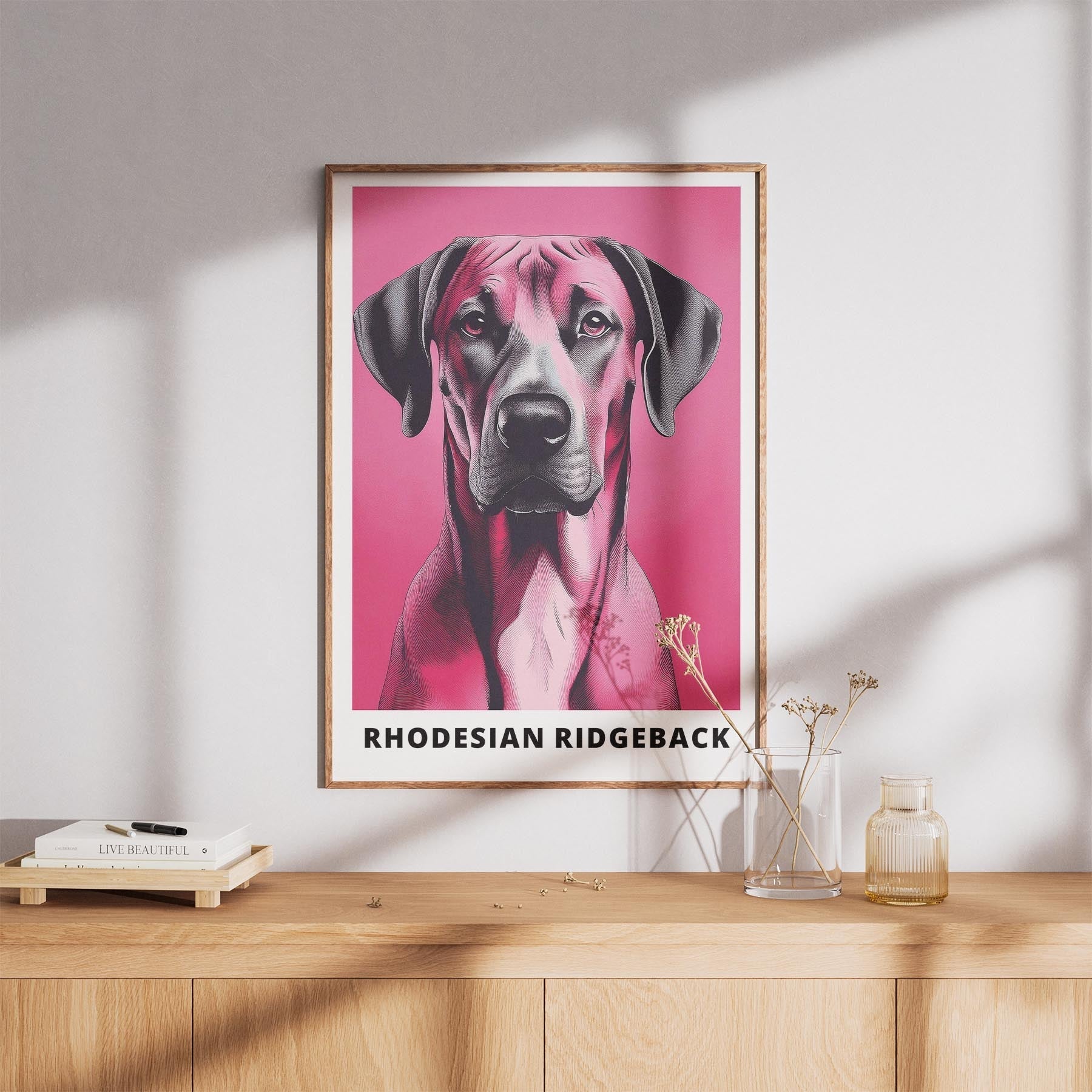 Rhoedesian Ridgeback Pink and Black Dog Series 1 image 8