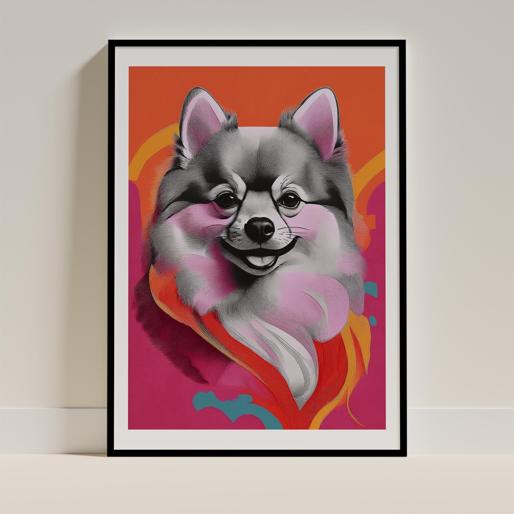 Pomeranian Modern Pop Dog Series image 0