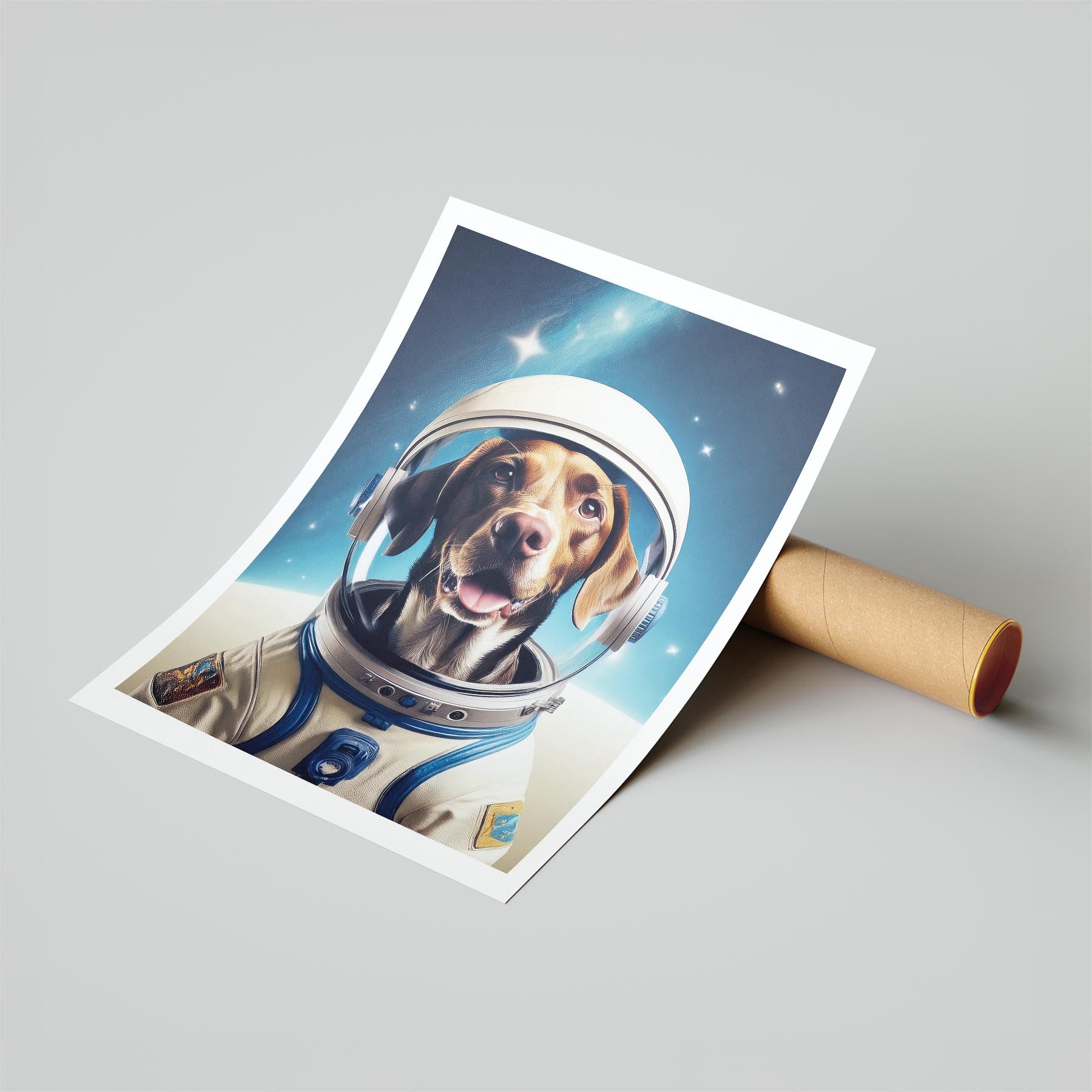 German Pointer Astronaut Dog Series image 6