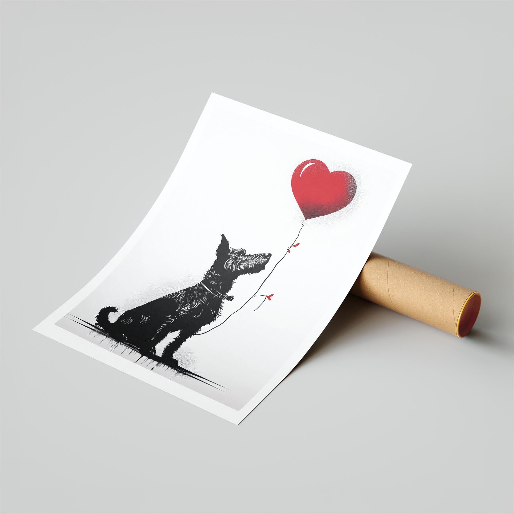 Fox Terrier DOGSY Series inspired by the Art of Banksy image 6