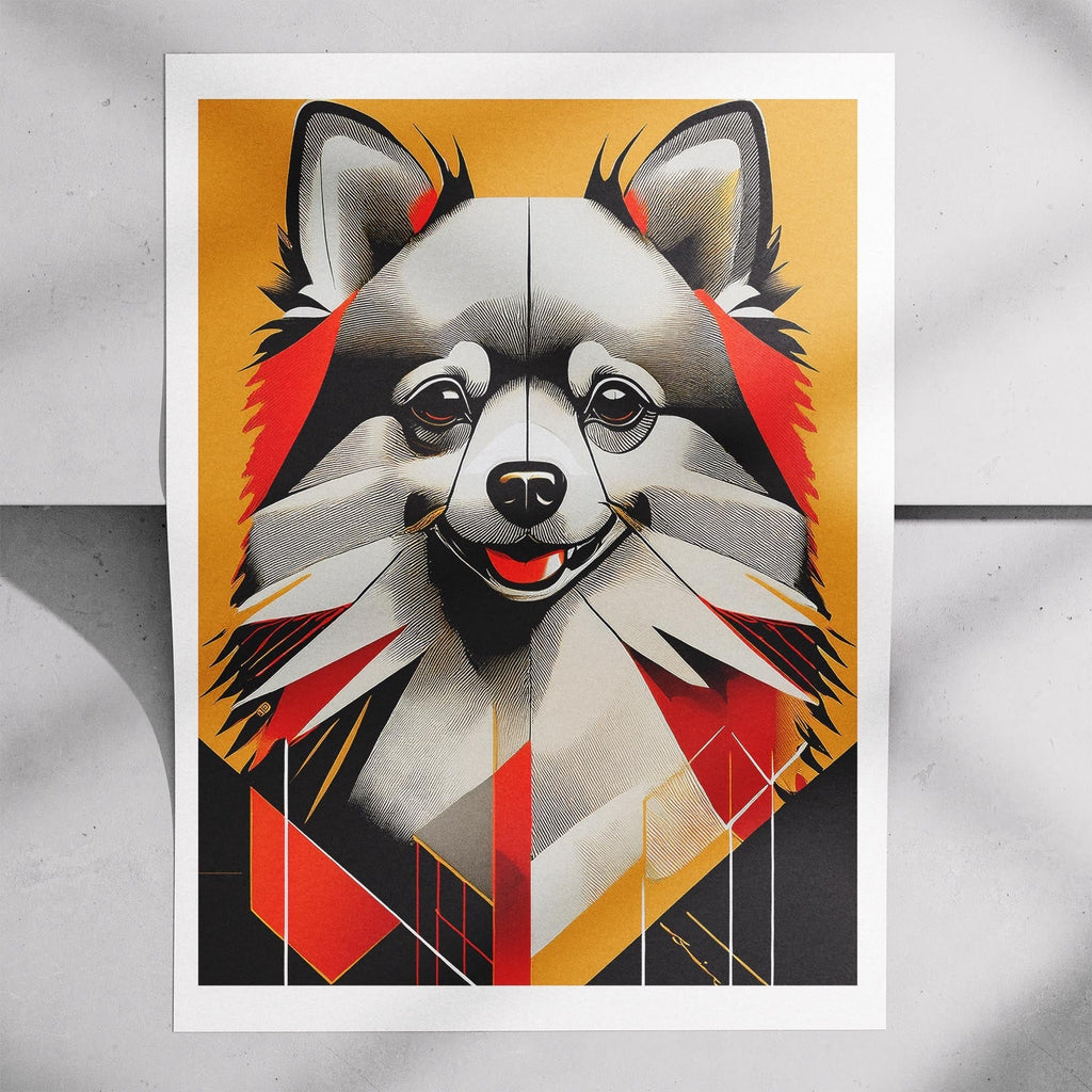 Pomeranian Geometric Orange Series image 7