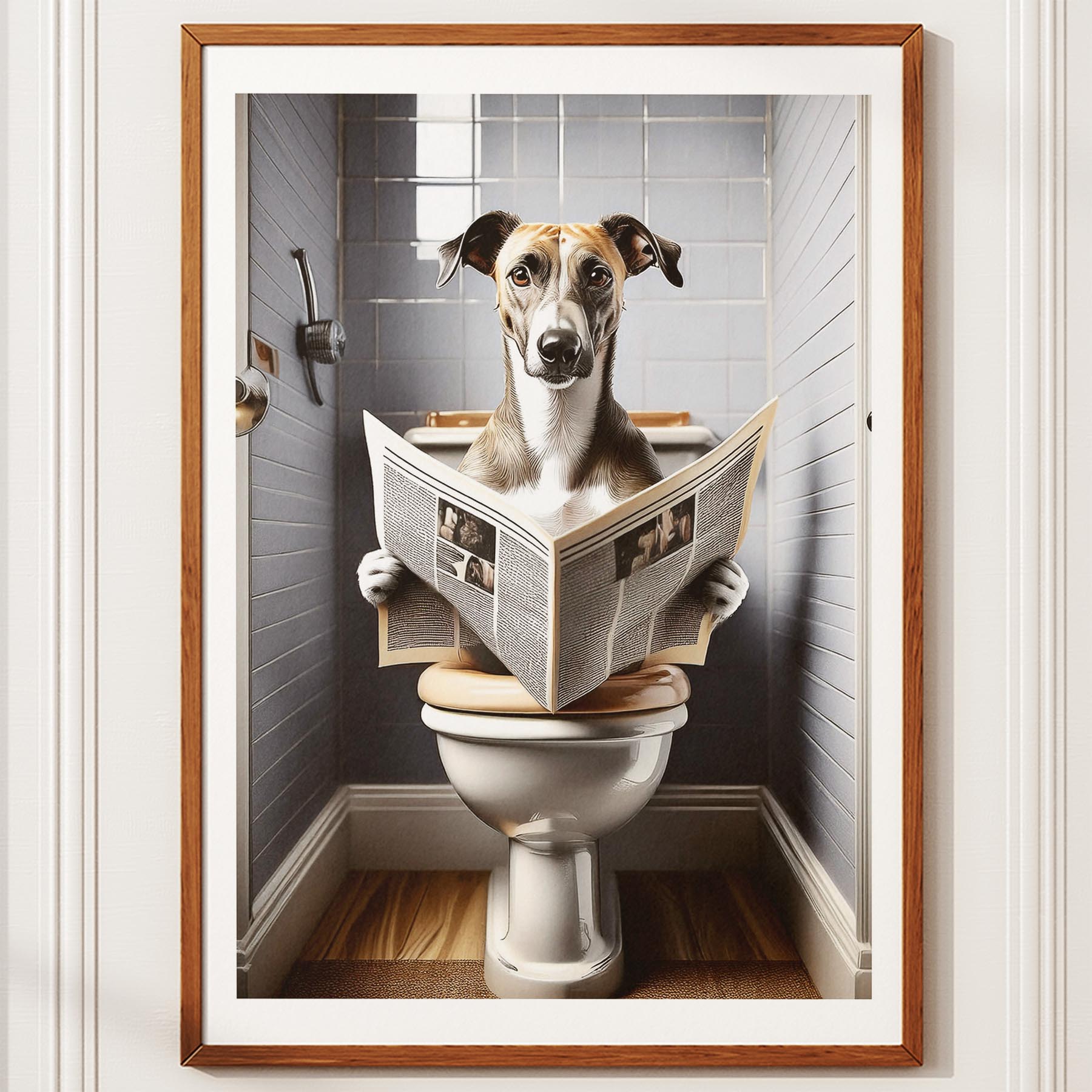 Greyhound Toilet Humour Dog Series 1 image 10