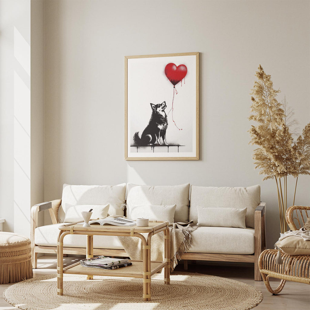 Finnish Lapphund DOGSY Series inspired by the Art of Banksy image 2