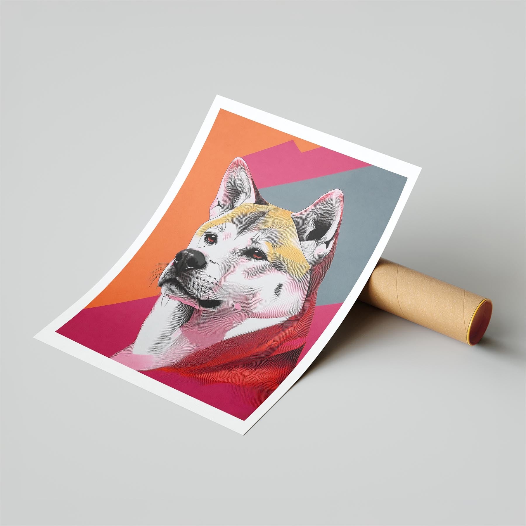 Akita Inu Modern Pop Dog Series image 6