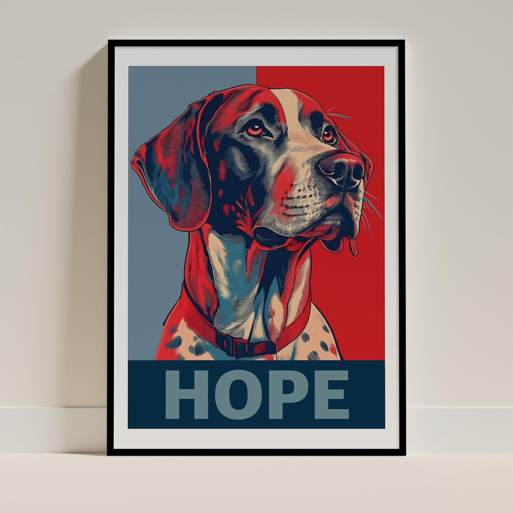 German Pointer HOPE Series Inspired by the Obama Poster image 11