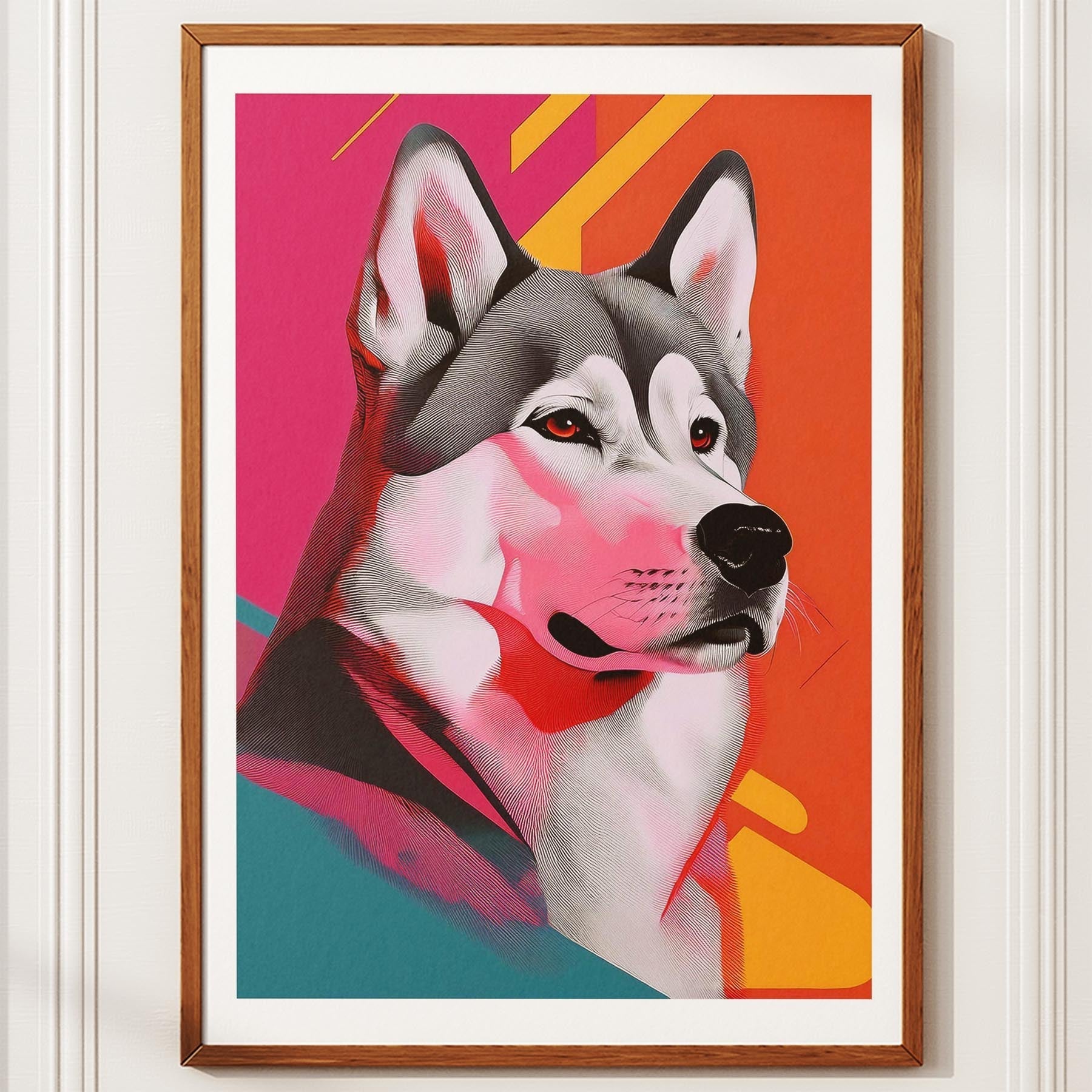 Alaskan Malamute Modern Pop Dog Series image 10