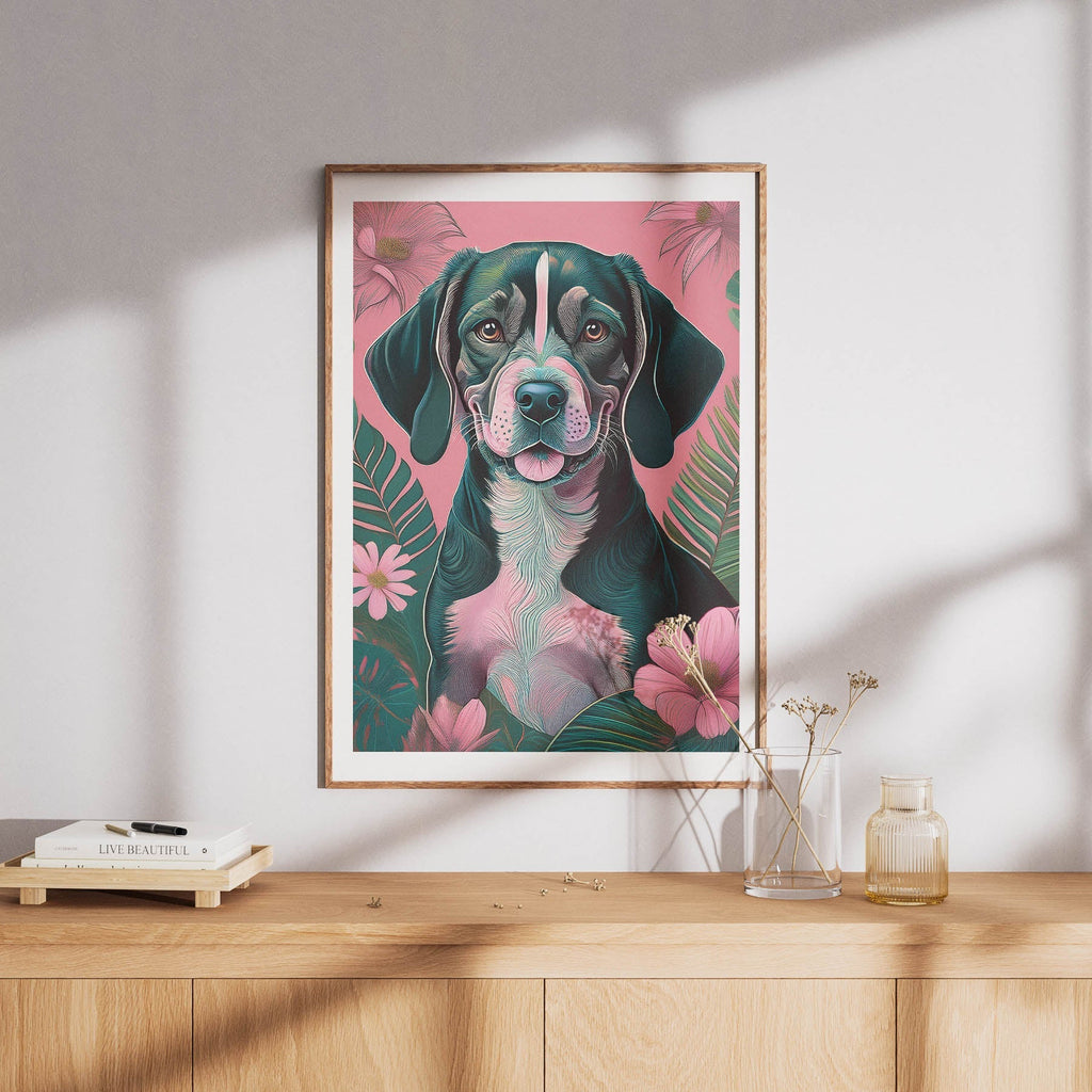 Beagle Flowery Dog image 17