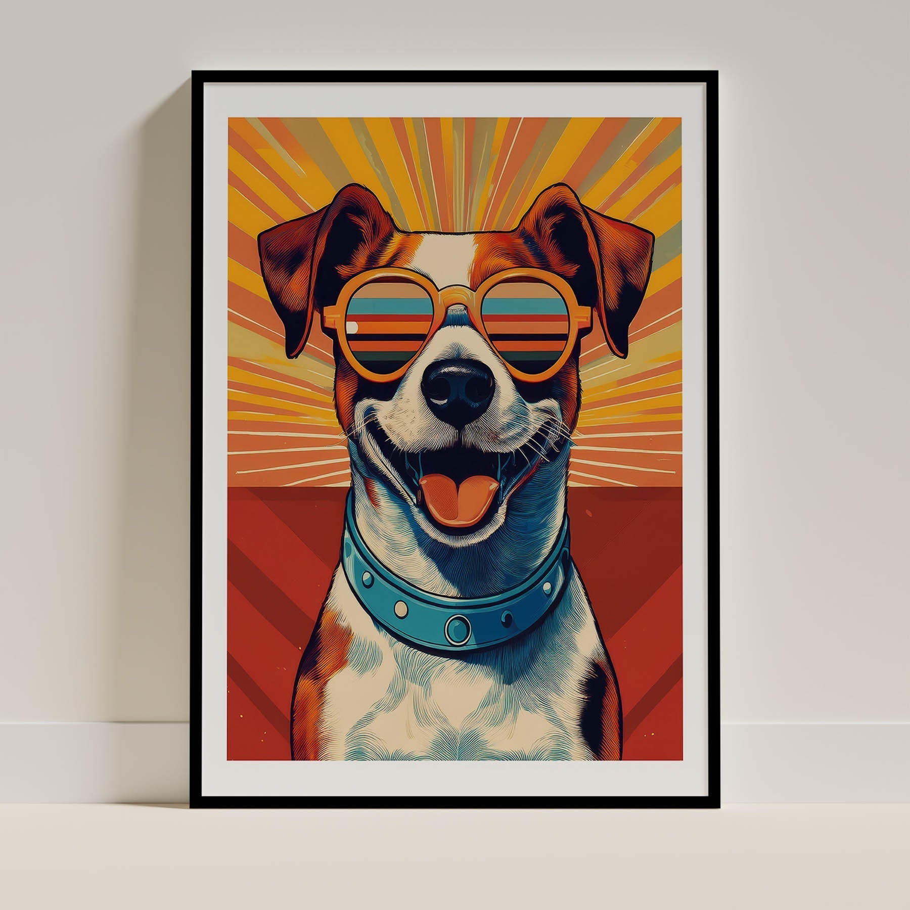 Jack Russell Terrier Dog Art Print Unframed Vol 2 | 8 Unique Designs | Wall Art Gift for Dog Lovers | Dogsy & Co