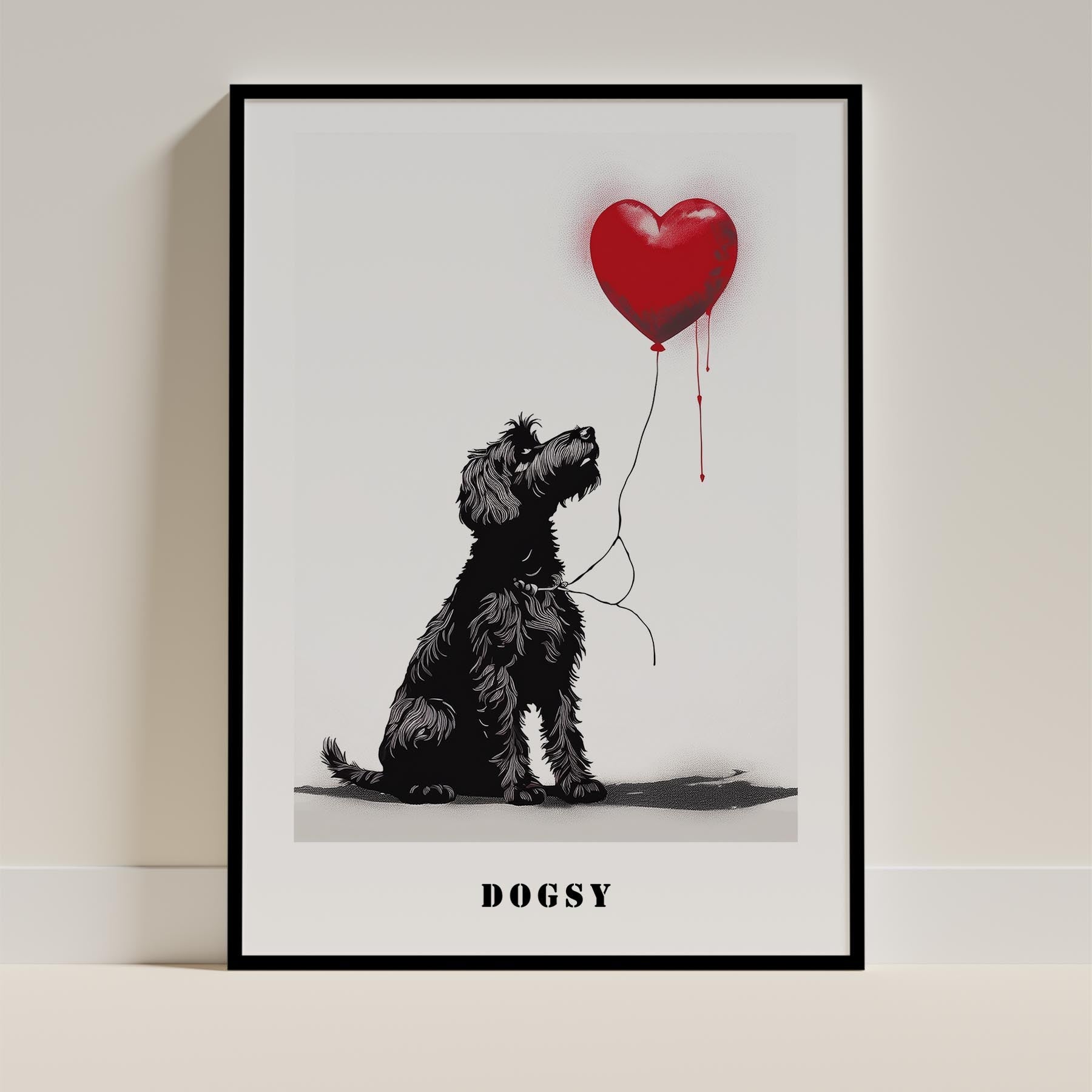 Black Russian Terrier Dog Art Print Unframed | 7 Unique Designs | Wall Art Gift for Dog Lovers - Image 5 | Dogsy & Co