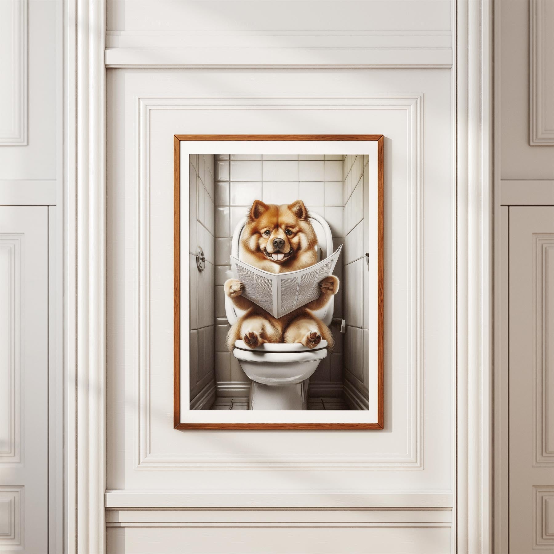 Chow Chow Toilet Humour Dog Series image 3
