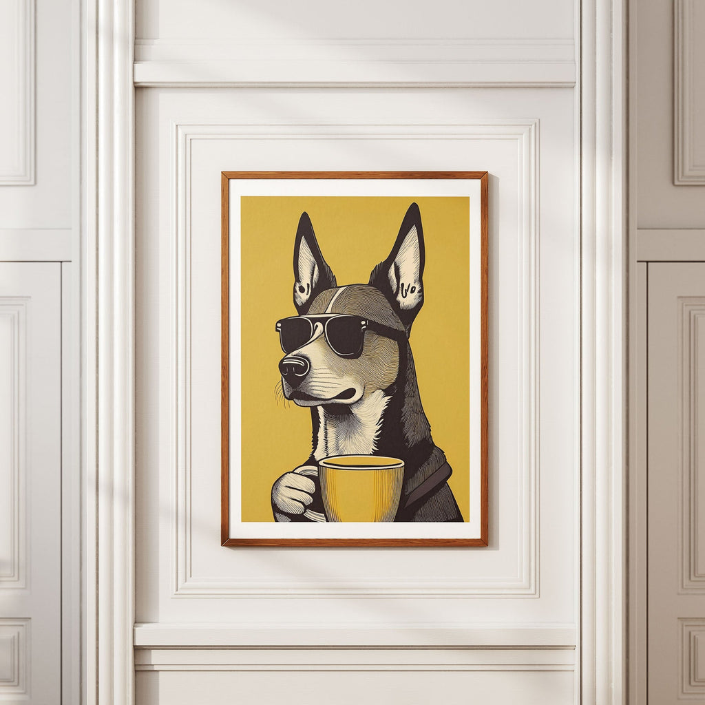 Kelpie Chillin Coffee Dog image 2