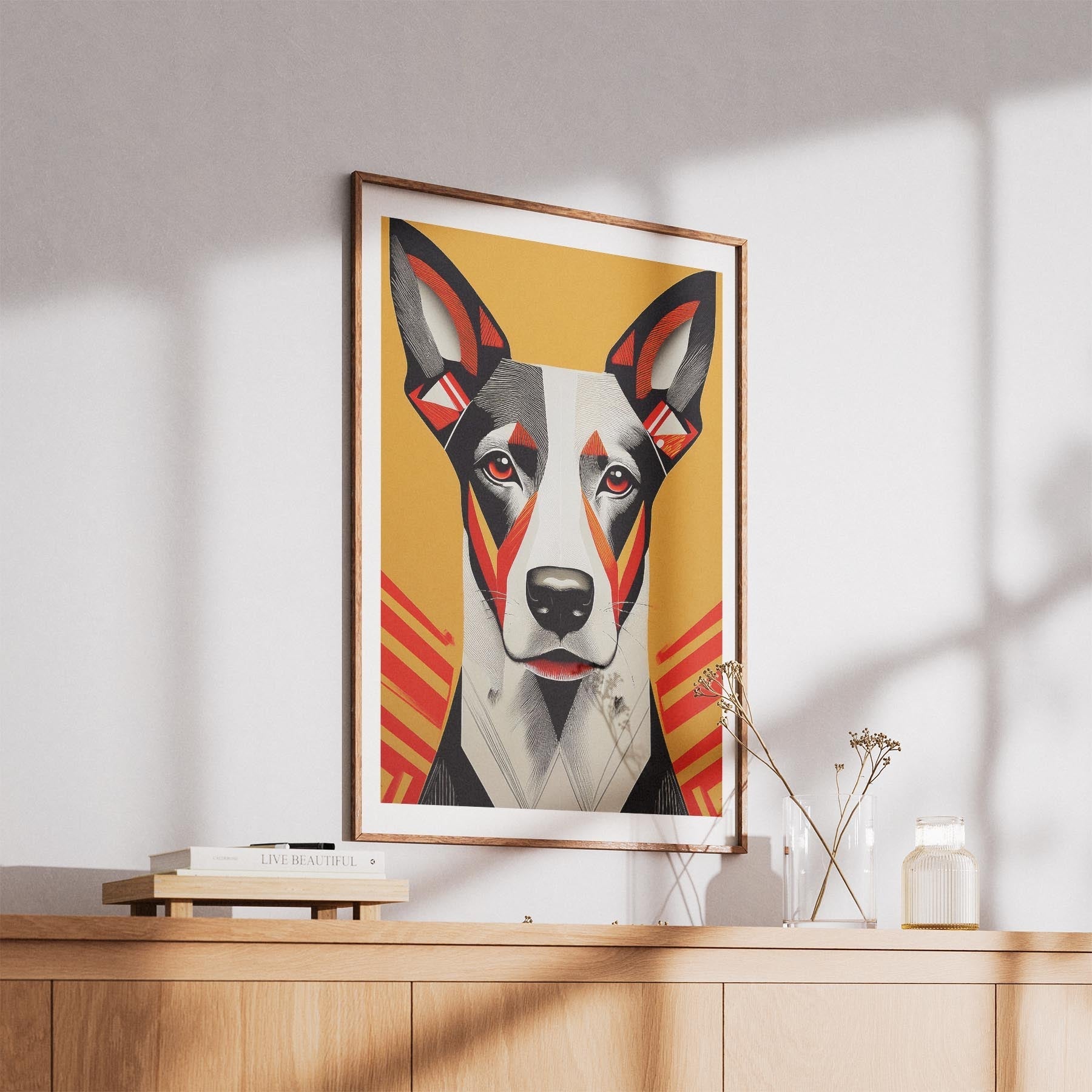 Cattle Dog Geometric Orange Series image 5
