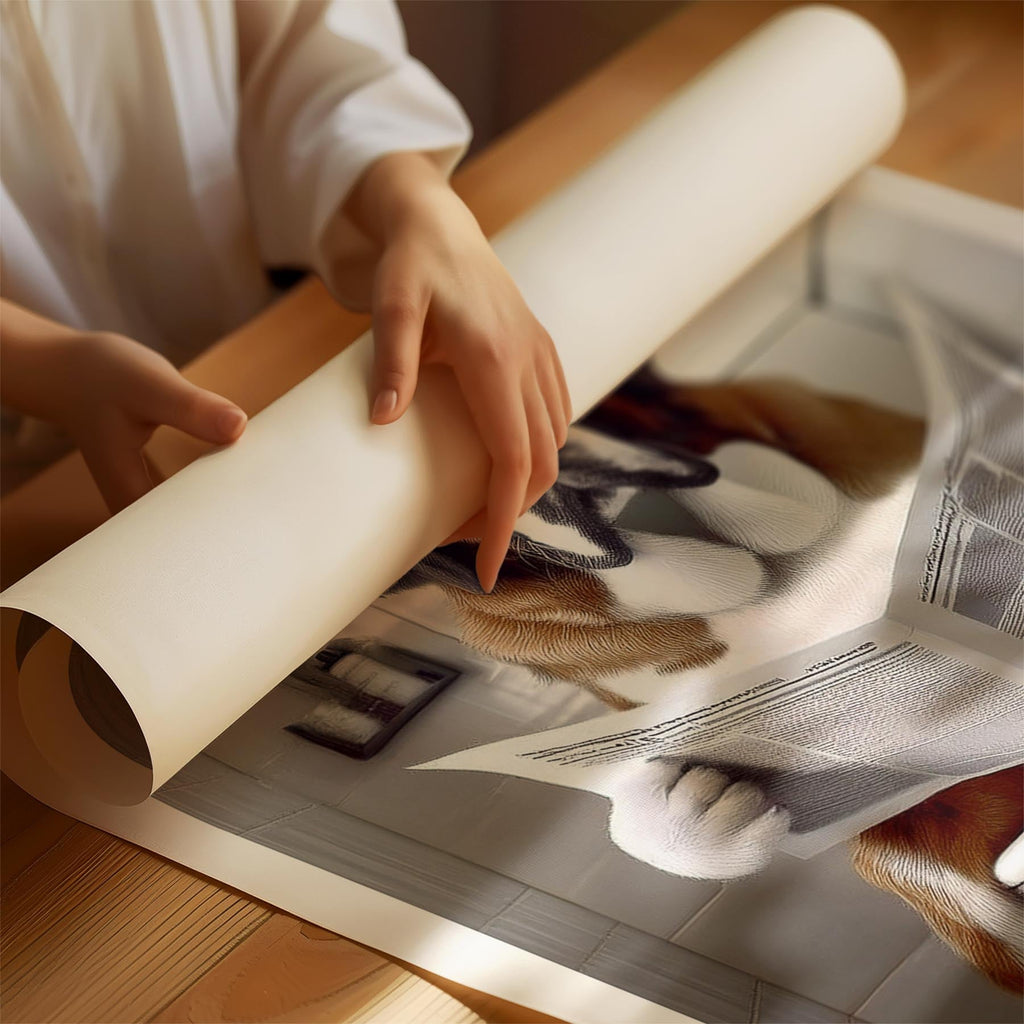 Saint Bernard Toilet Humour Dog Series image 1