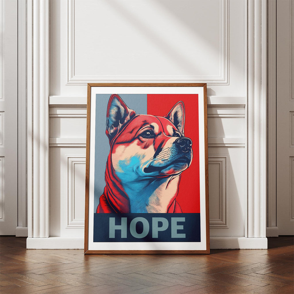 Shiba HOPE Series Inspired by the Obama Poster image 4