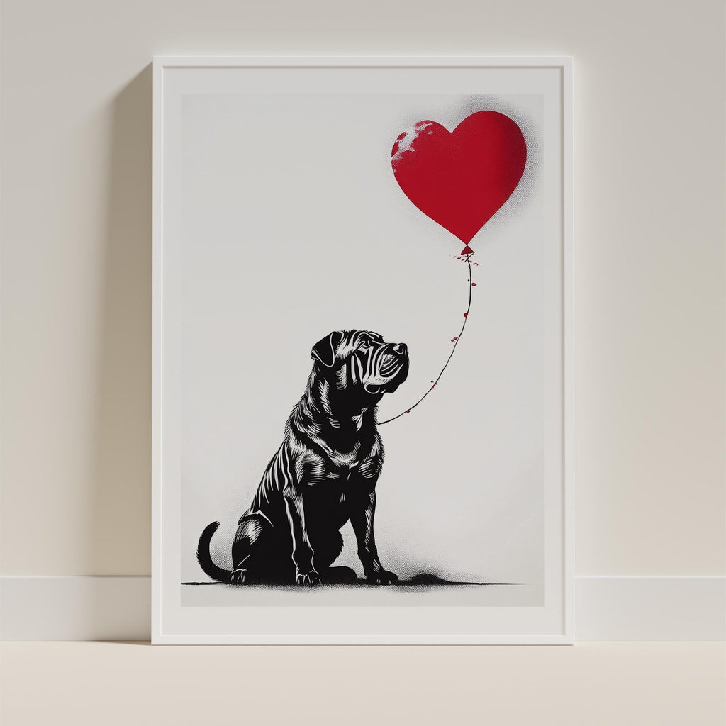 Shar Pei DOGSY Series inspired by the Art of Banksy image 9