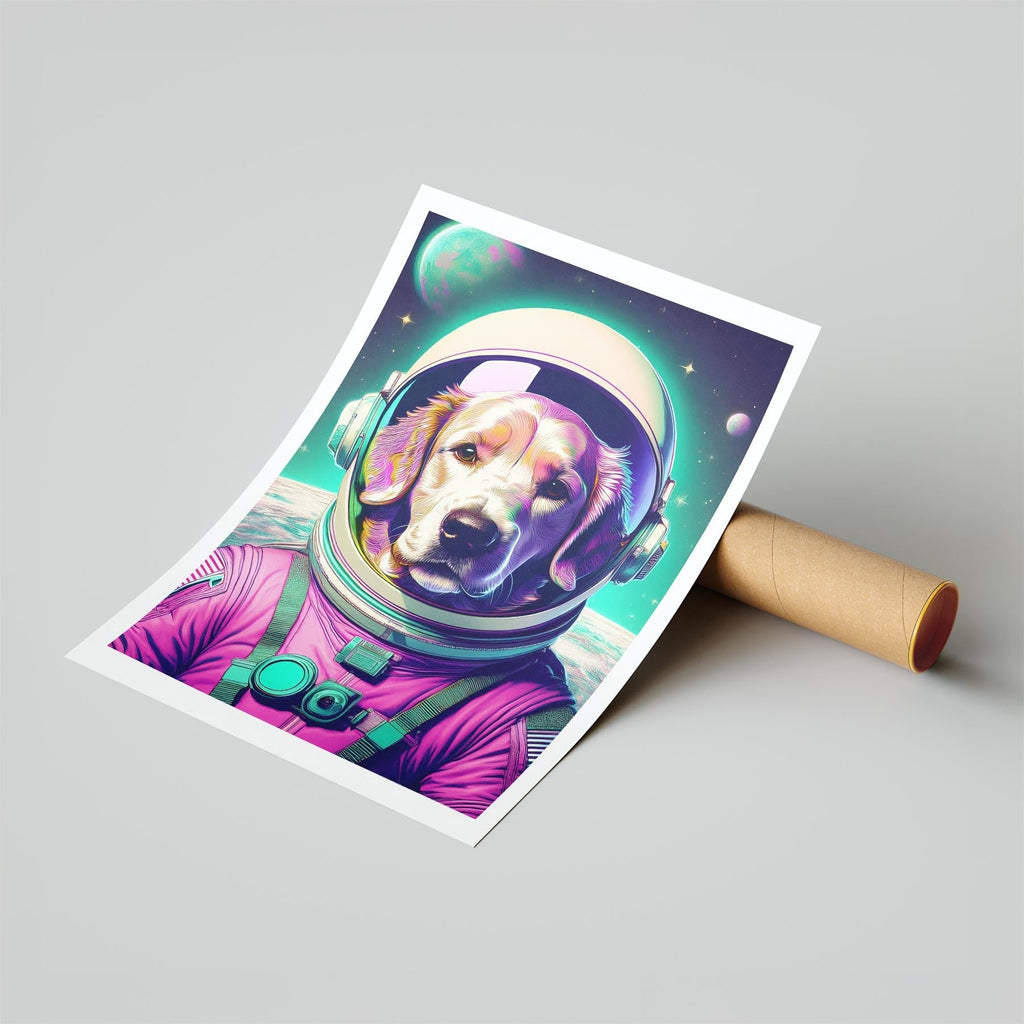 Curly Coated Retriever Space Dogs Series image 6