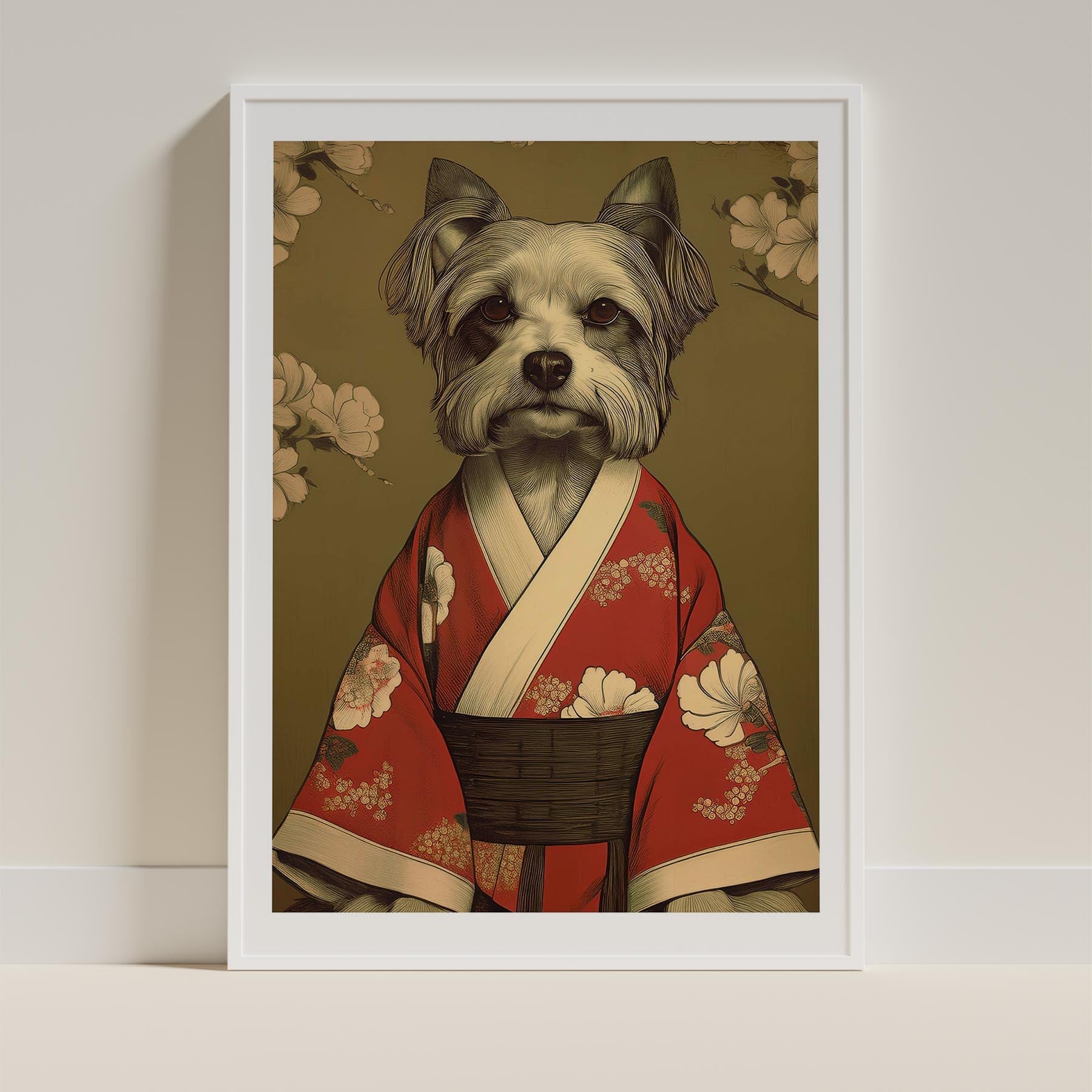 Yorkshire Terrier Japanse Kimono Dog Series image 9