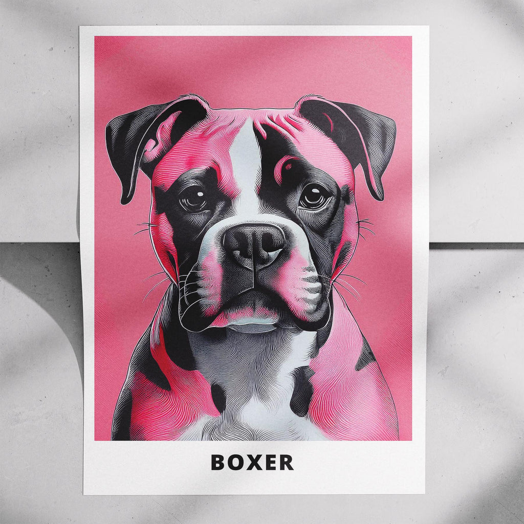Boxer Pink and Black Dog Series 3 image 7