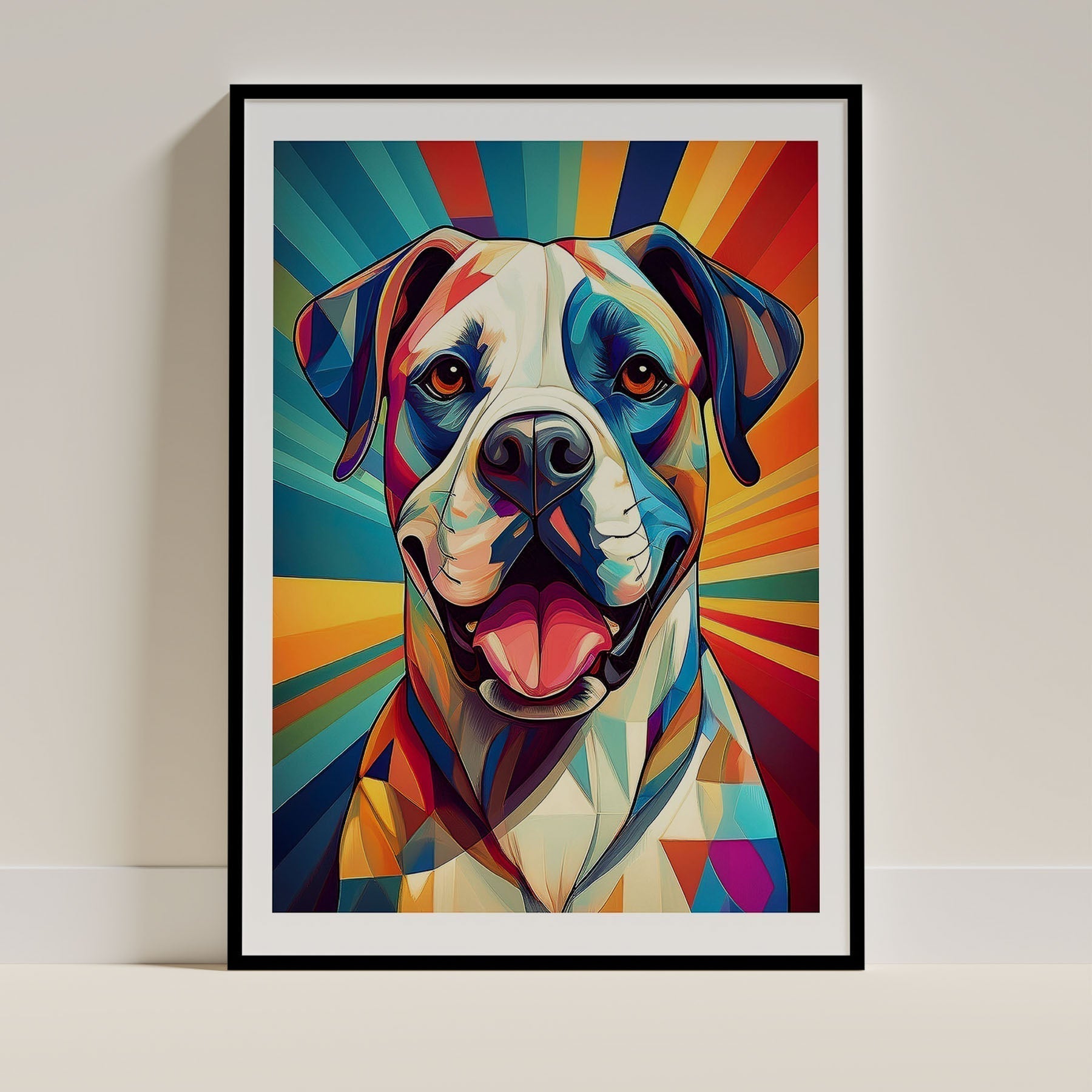 Boxer Dog Art Print Unframed Vol 3 | 4 Unique Designs | Wall Art Gift for Dog Lovers - Image 2 | Dogsy & Co