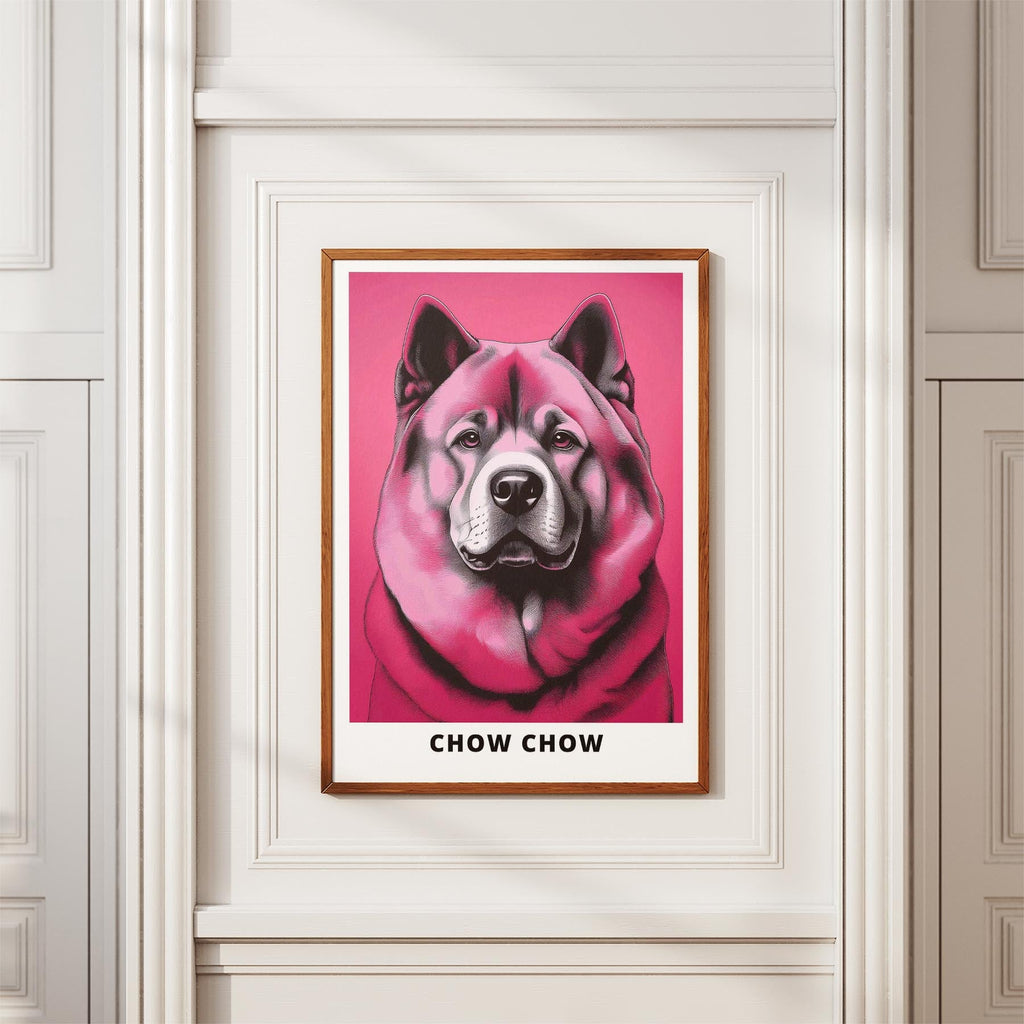 Chow Chow Pink and Black Dog Series 1 image 3