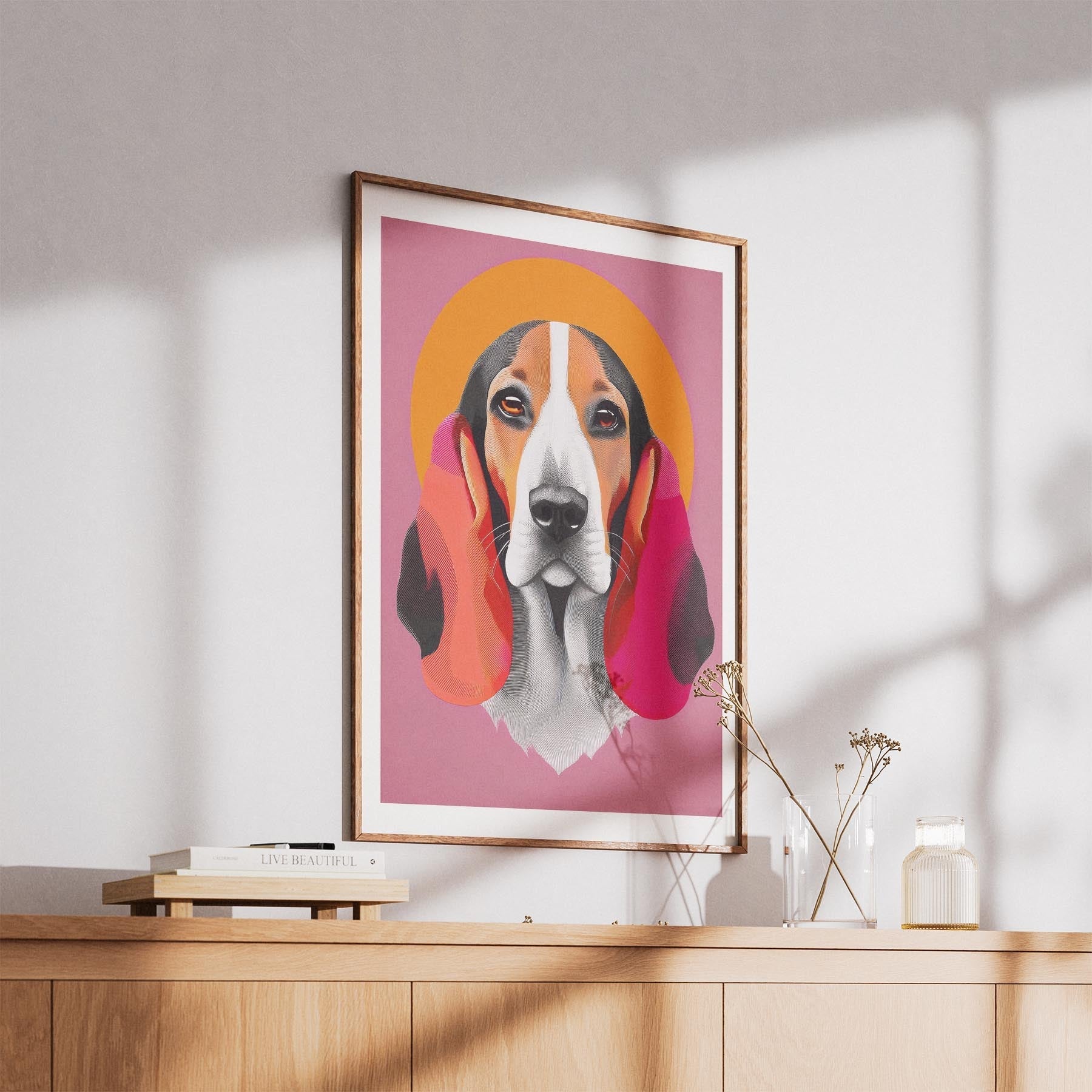 Basset Hound Modern Pop Dog Series image 5