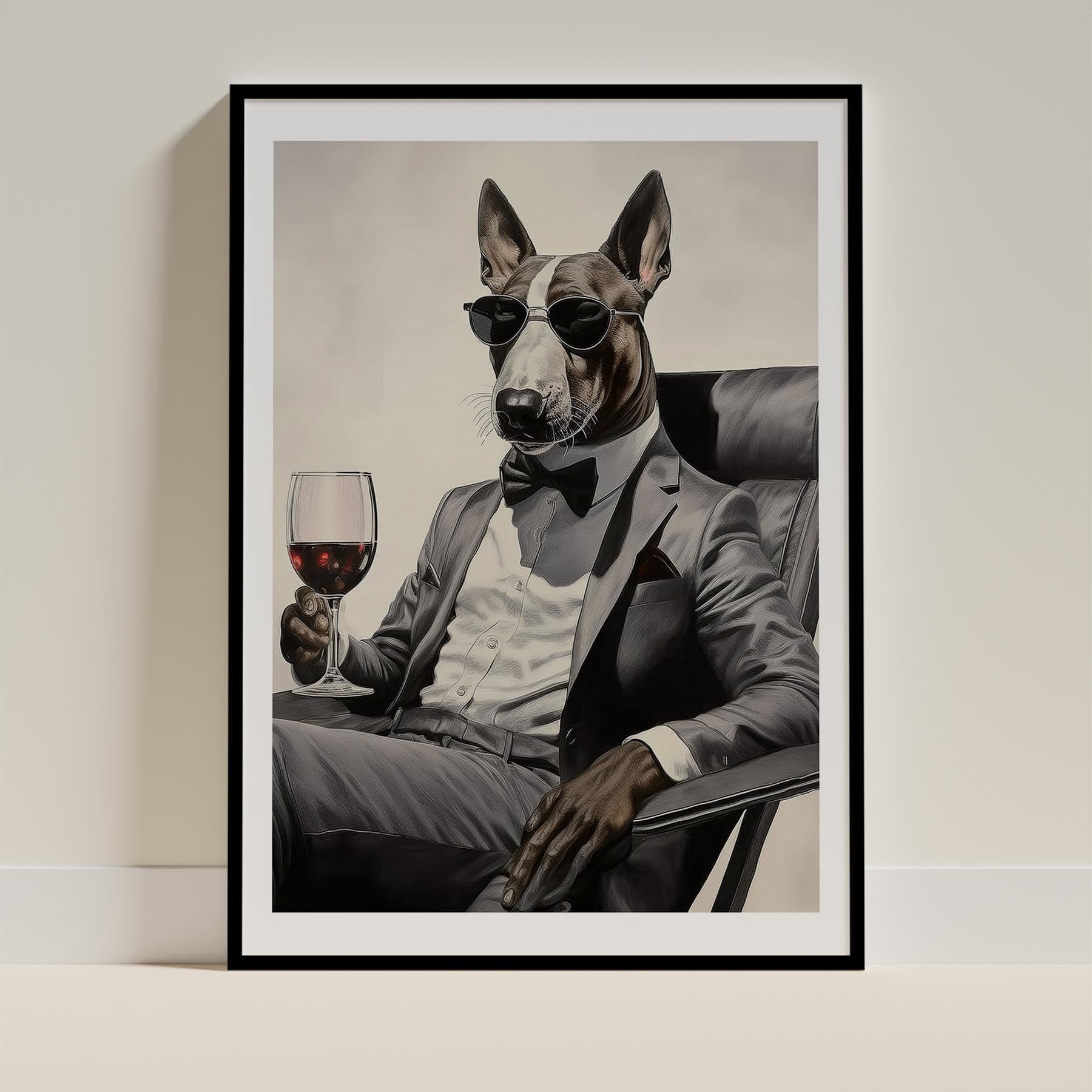 Bull Terrier Dog Art Print Unframed Vol 1 | 11 Unique Designs | Wall Art Gift for Dog Lovers - Image 10 | Dogsy & Co