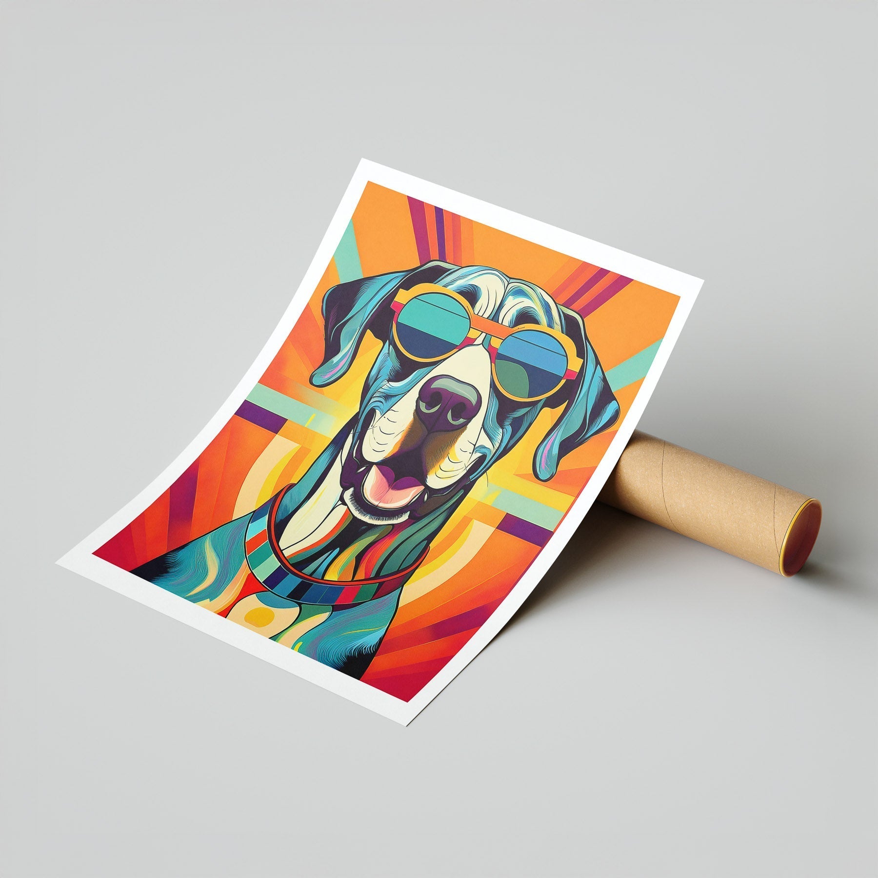 Staffordshire Chillin Coffee Dog image 9