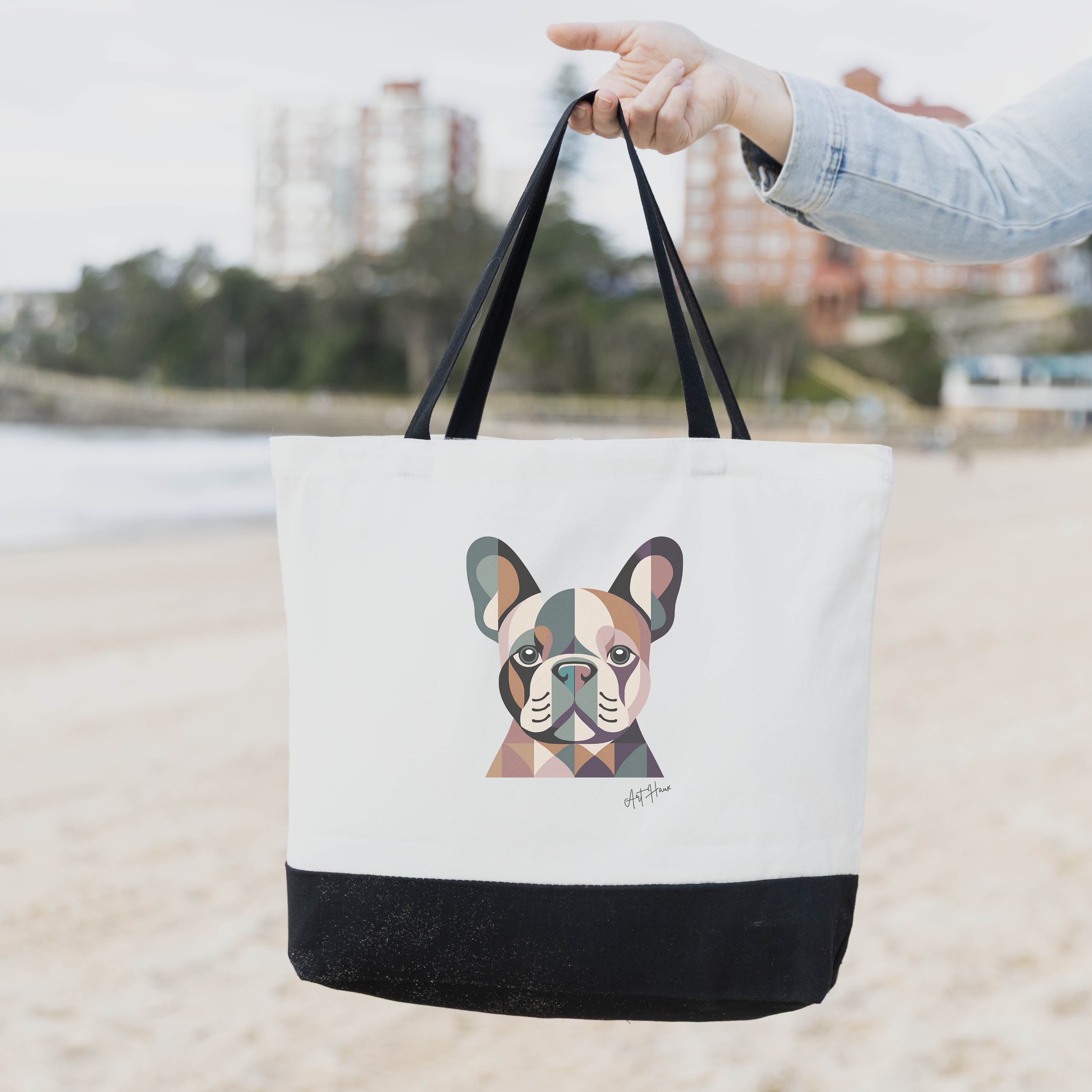 Boston Terrier Vintage Chic Graphic Bag image 1