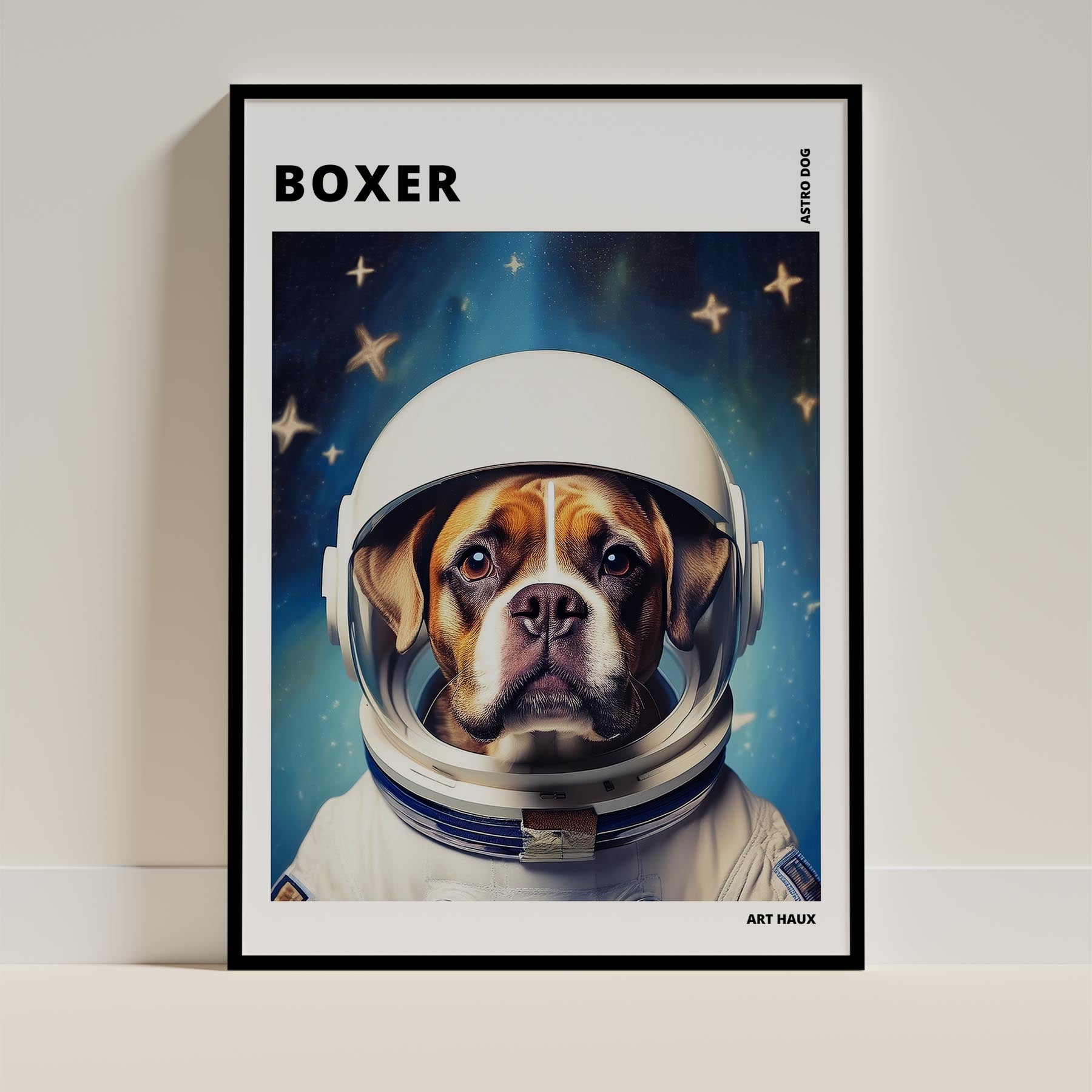 Boxer Dog Art Print Unframed Vol 2 | 11 Unique Designs | Wall Art Gift for Dog Lovers | Dogsy & Co