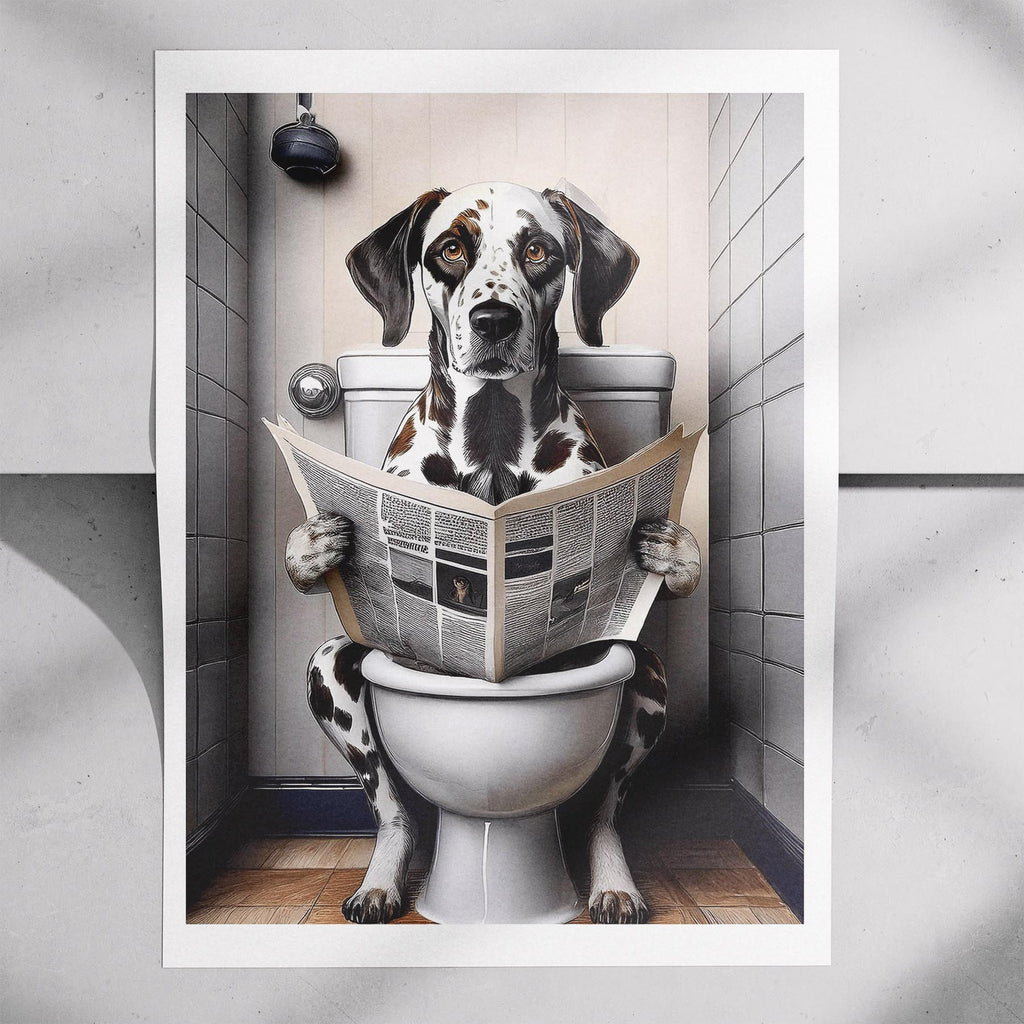 Dalmatian Toilet Humour Dog Series image 7