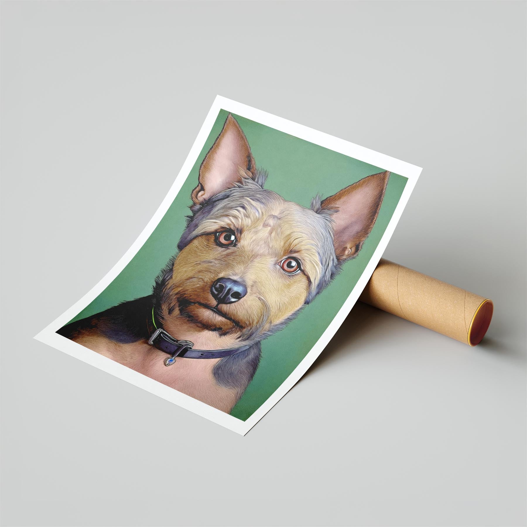Australian Terrier Green Painted Series image 6