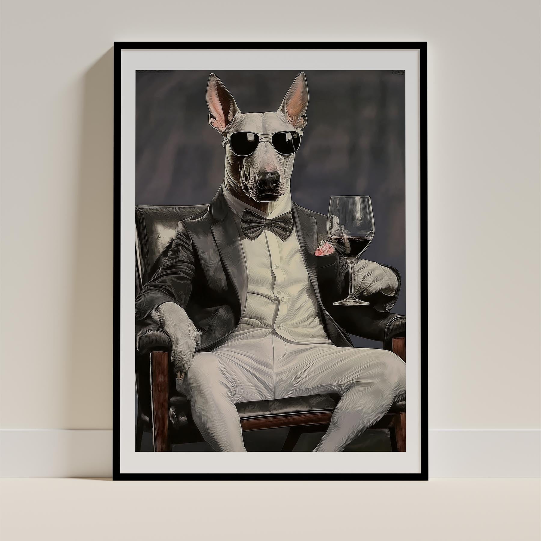 Bull Terrier Dog Art Print Unframed Vol 1 | 11 Unique Designs | Wall Art Gift for Dog Lovers - Image 8 | Dogsy & Co