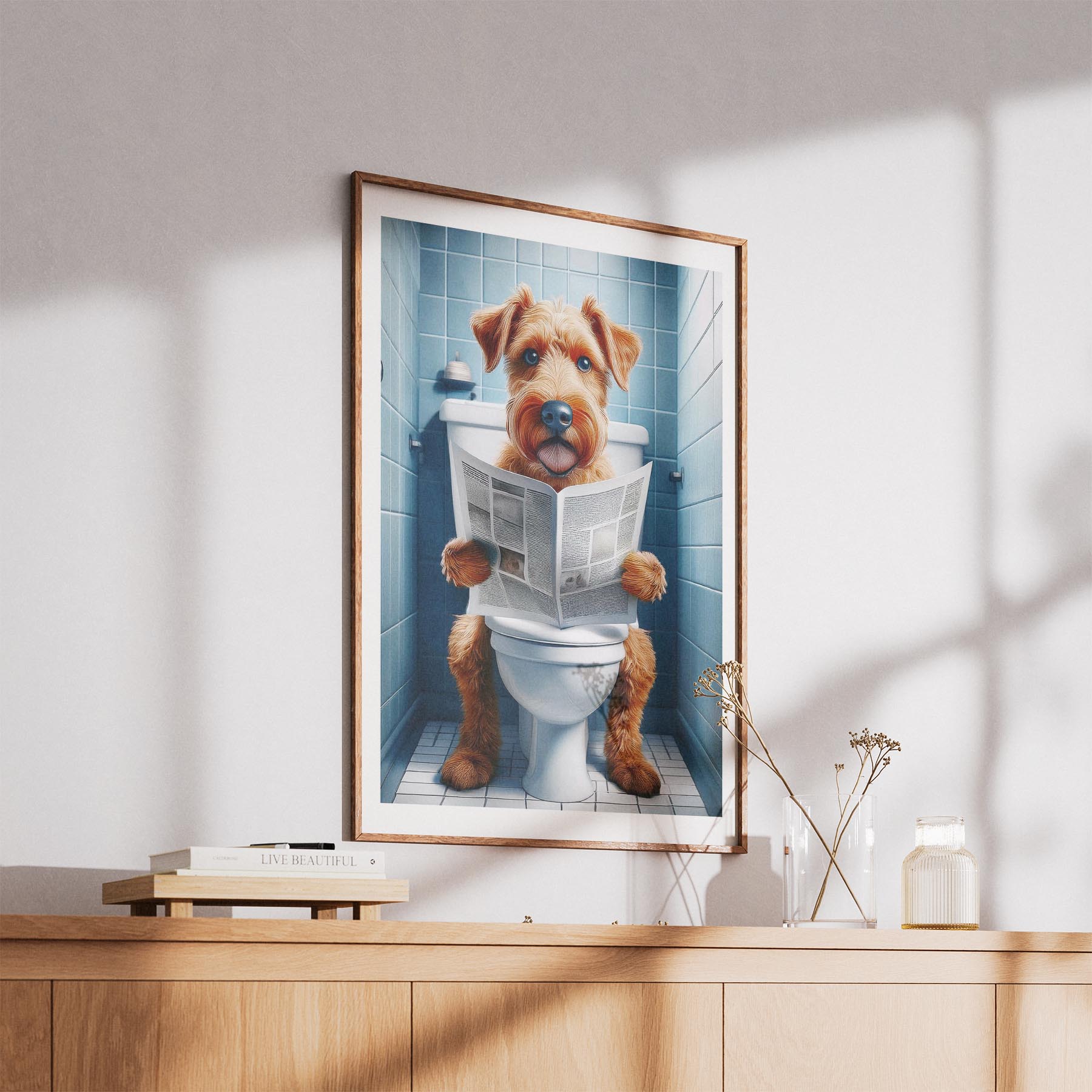 Irish Terrier Toilet Humour Dog Series image 5