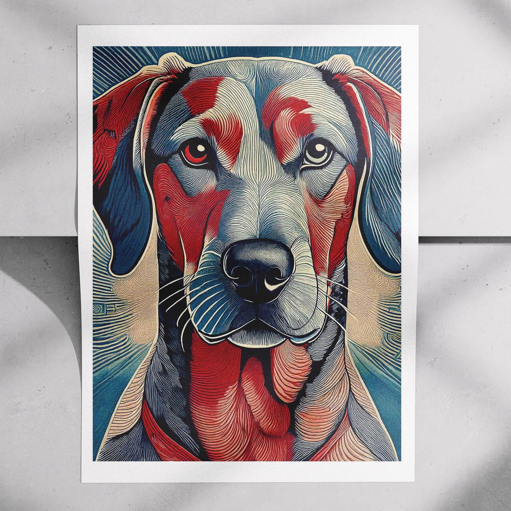 Rhoedesian Ridgeback Hokusai Japanese Inspired Dog Series image 7