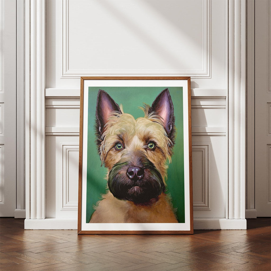 Scottish Terrier Green Painted Series image 4